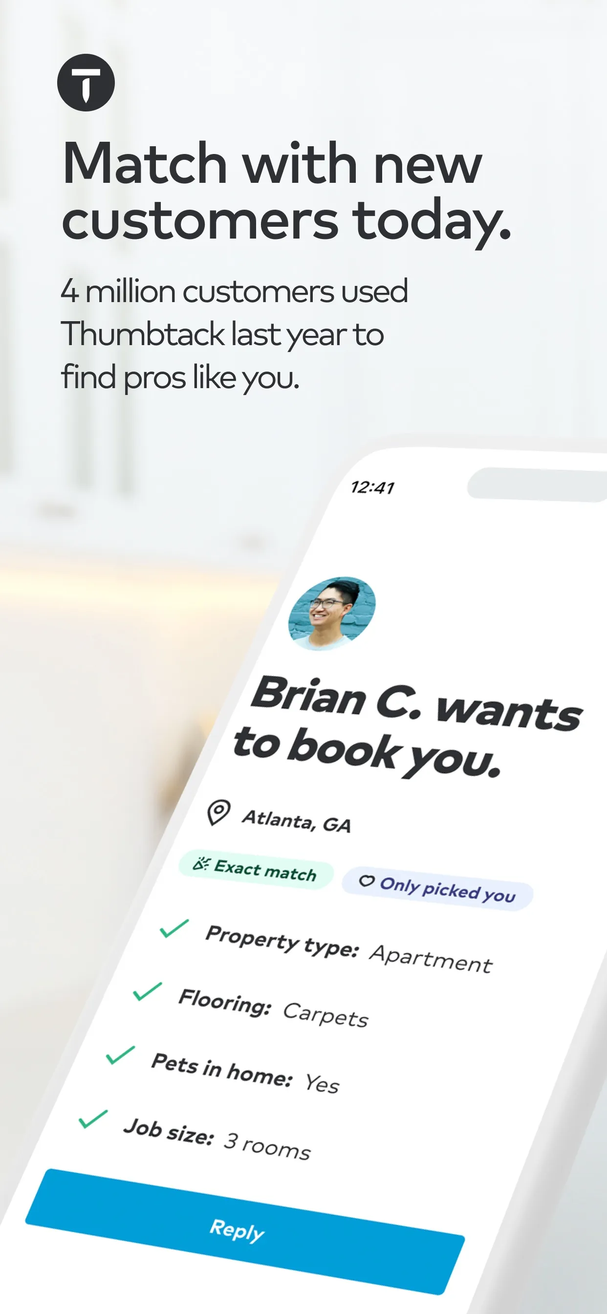 Thumbtack for Professionals iphone screenshot 1
