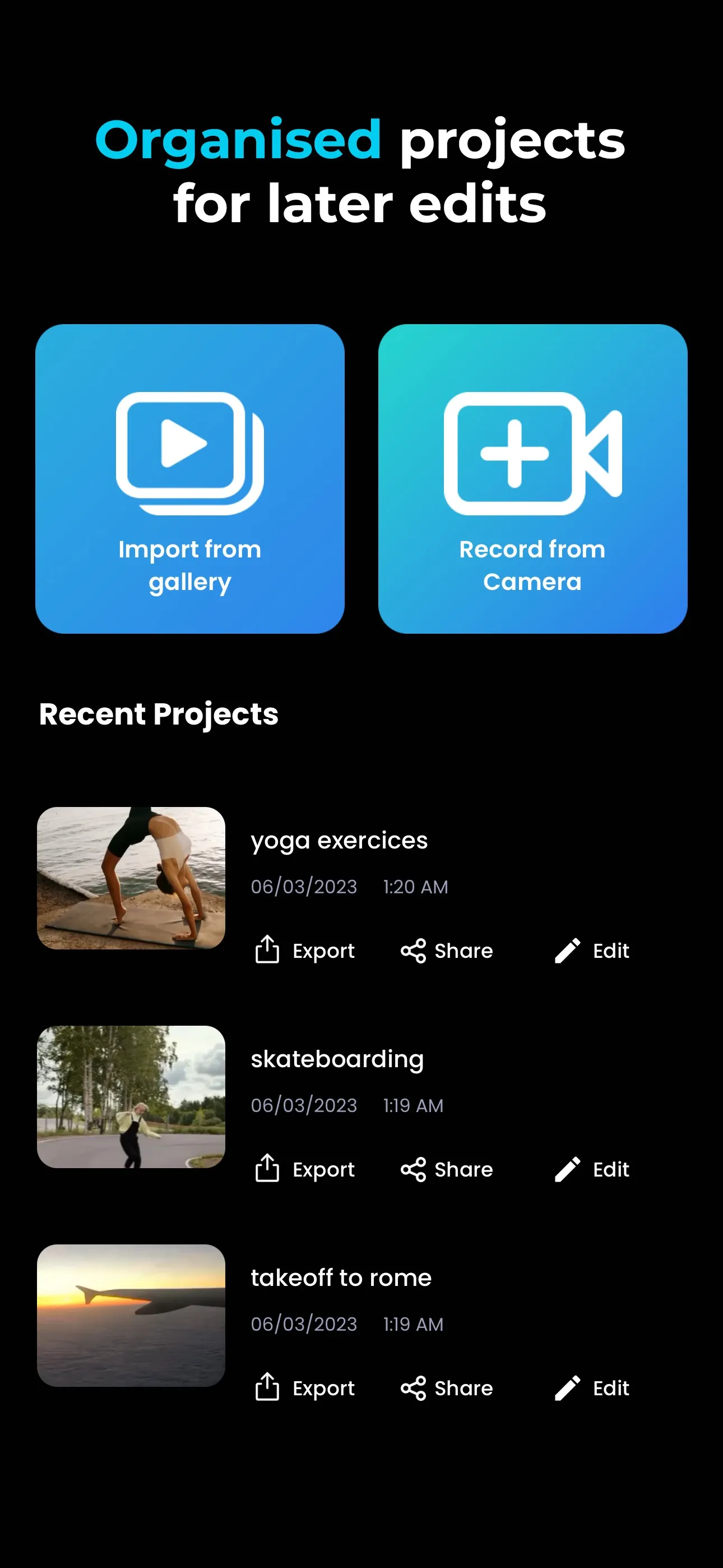 Slow Motion aрр iphone screenshot 5