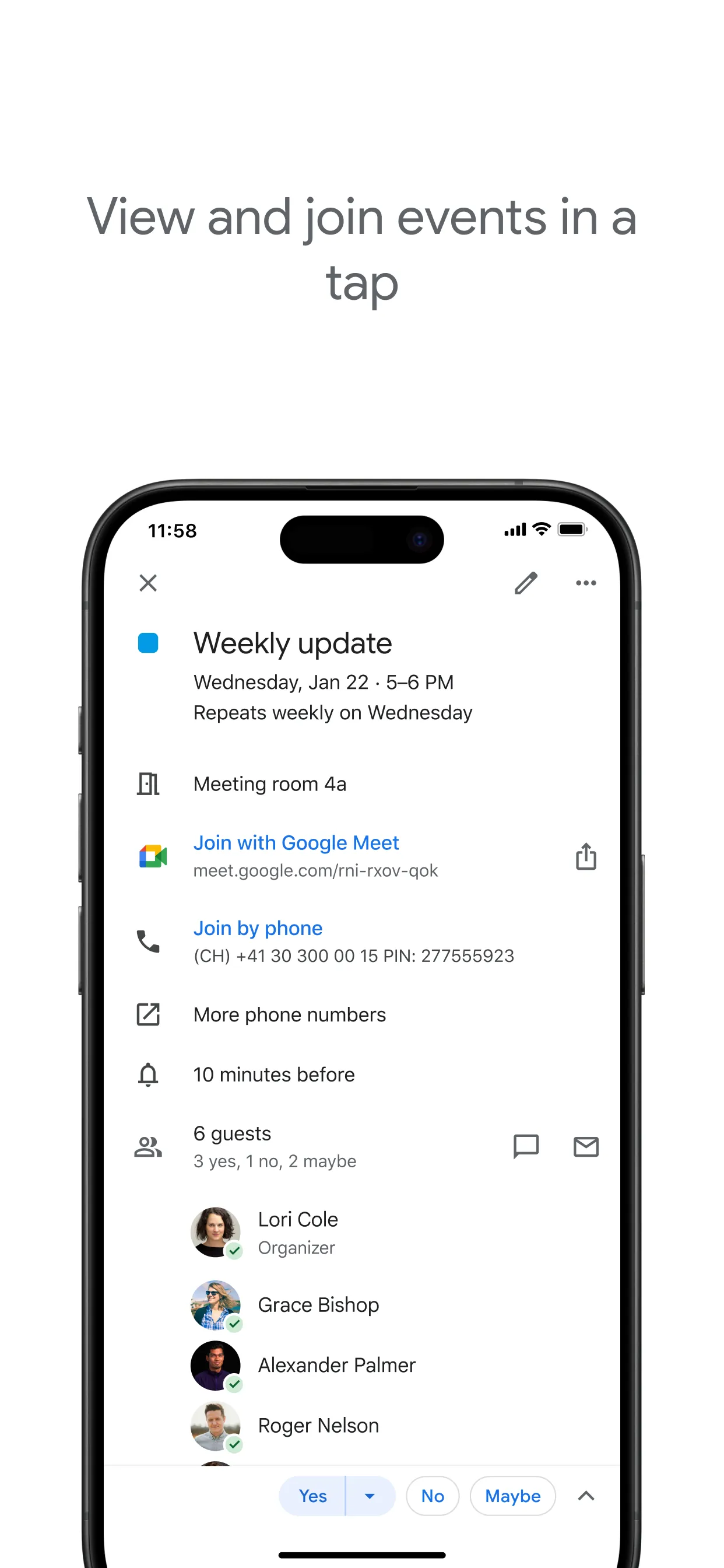 Google Calendar: Get Organized iphone screenshot 3