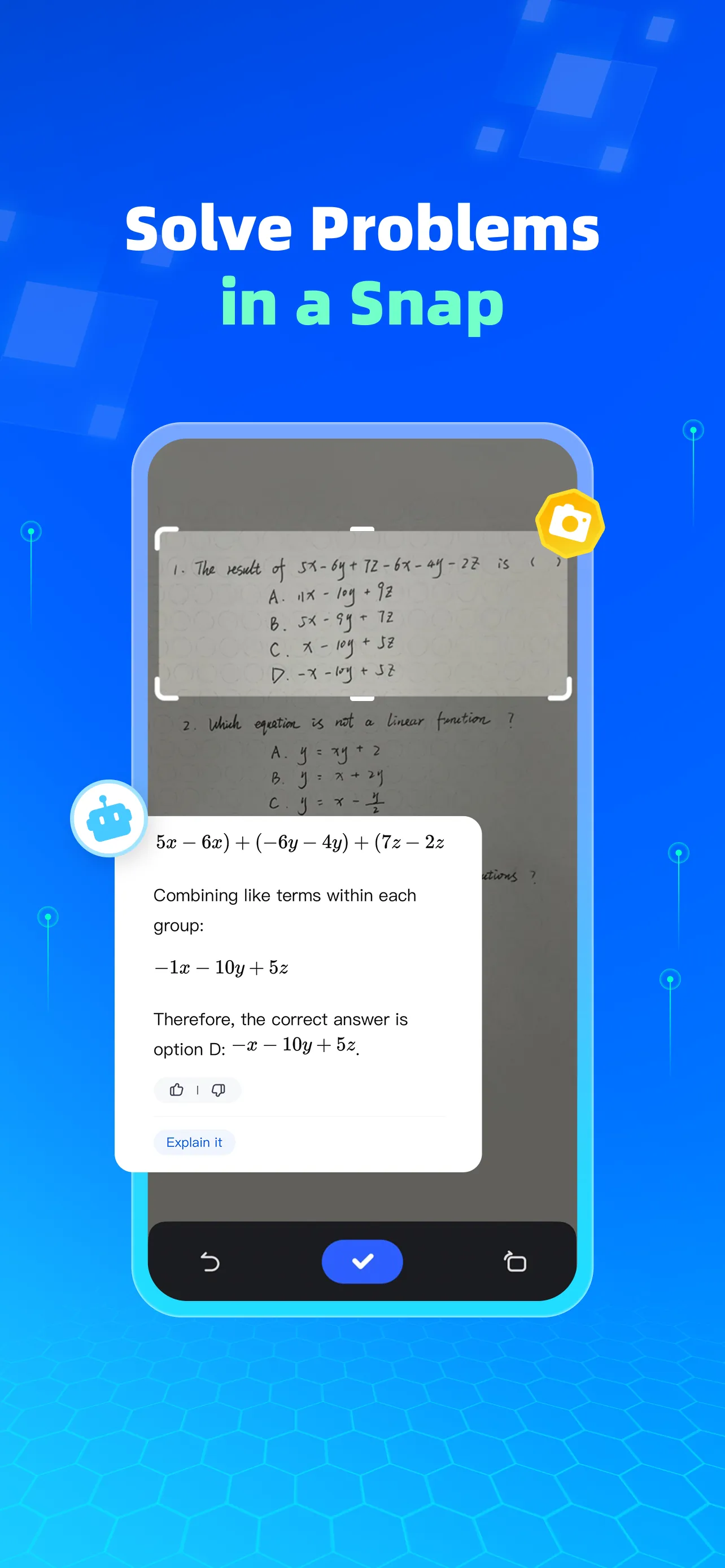 Question.AI-Math Calculator iphone screenshot 3