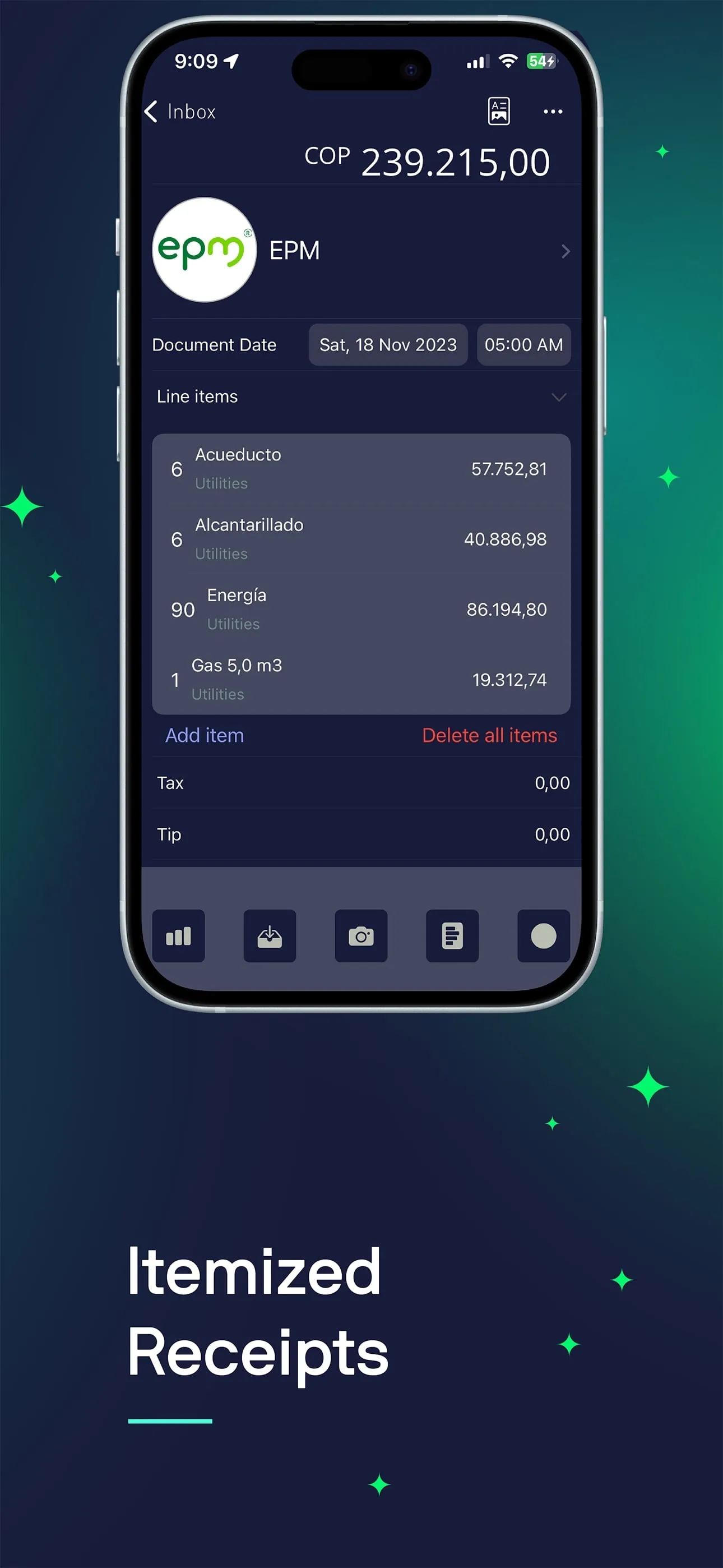 Veryfi Receipts OCR & Expenses iphone screenshot 7