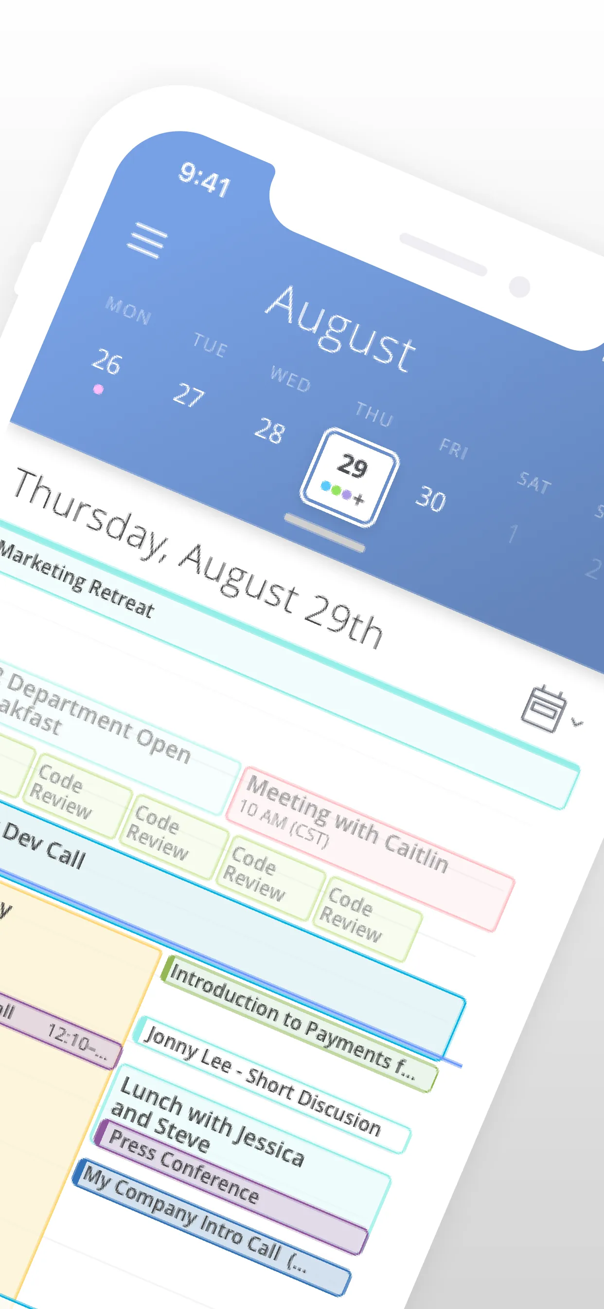 Calendar: Meeting & Scheduling iphone screenshot 2