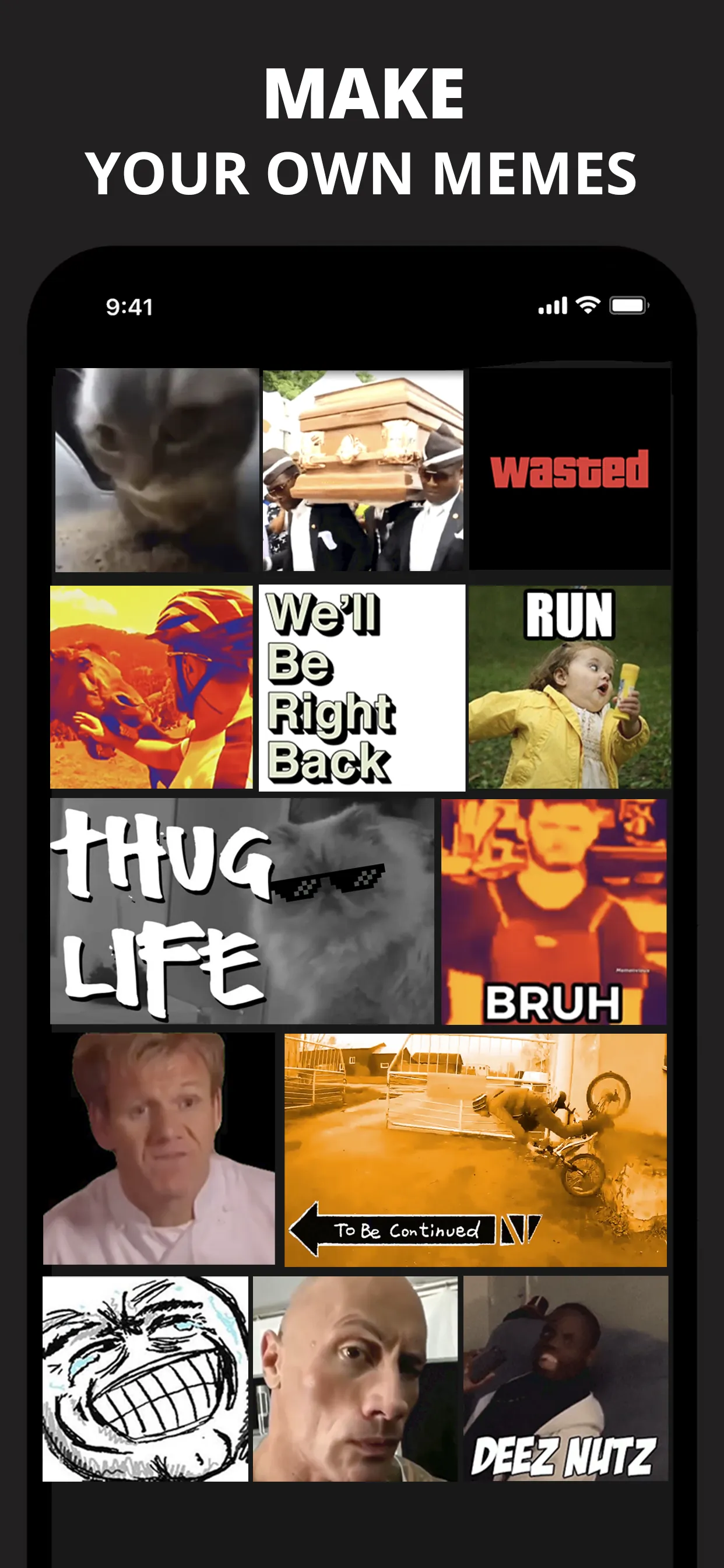 MemeKings iphone screenshot 1