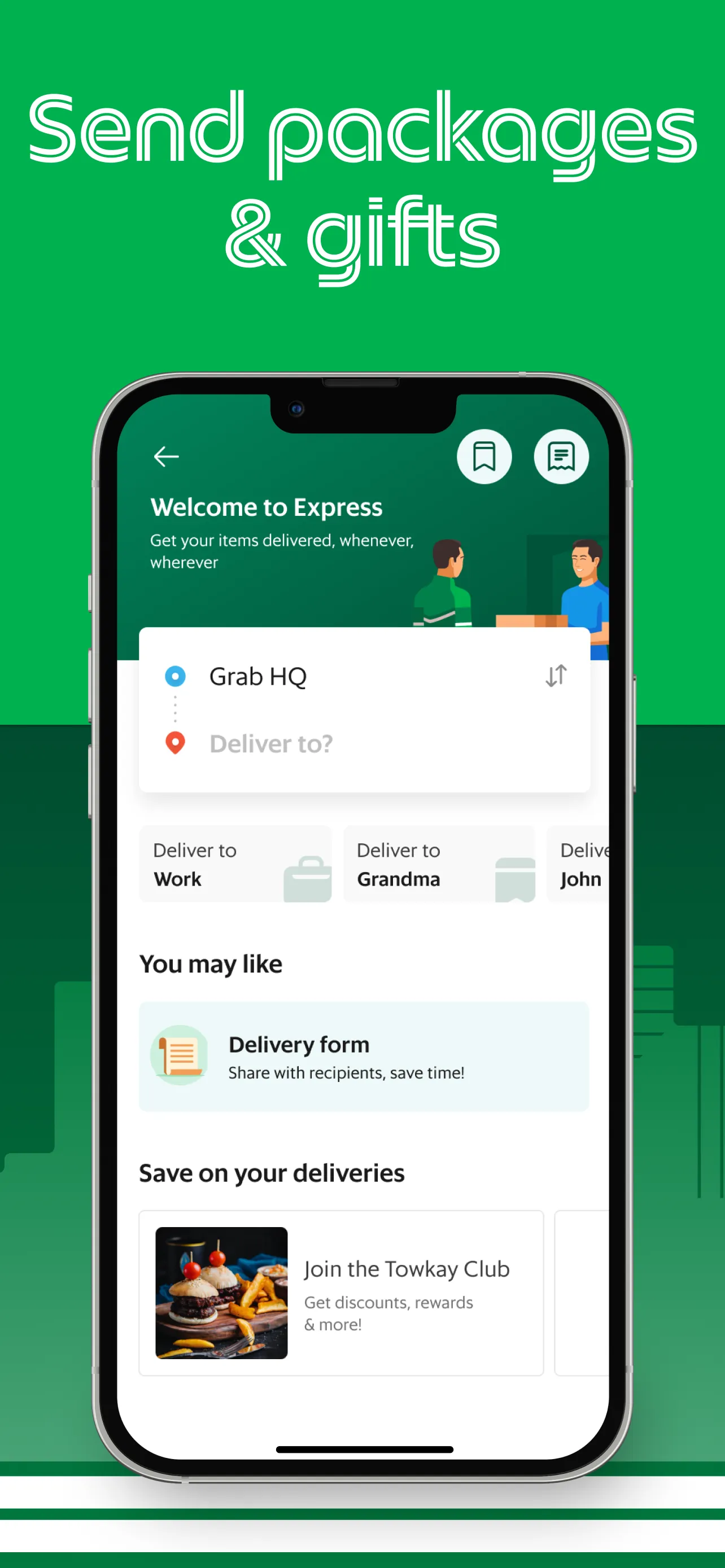 Grab: Taxi Ride, Food Delivery iphone screenshot 6
