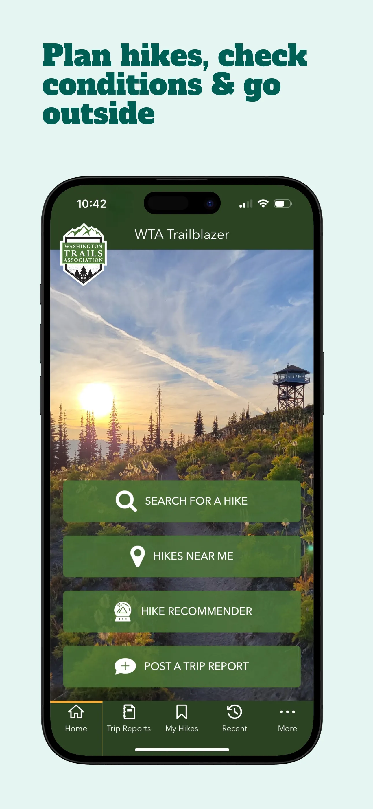 WTA Trailblazer: Go Hiking iphone screenshot 1