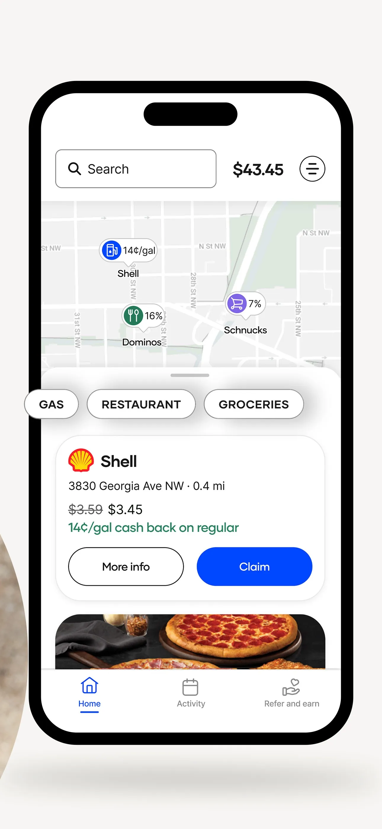 Upside: Earn Cash Back on Fuel iphone screenshot 3