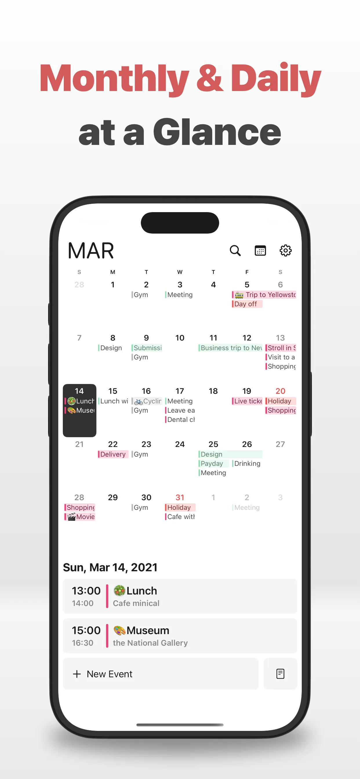 minical - Planner & Calendar iphone screenshot 3