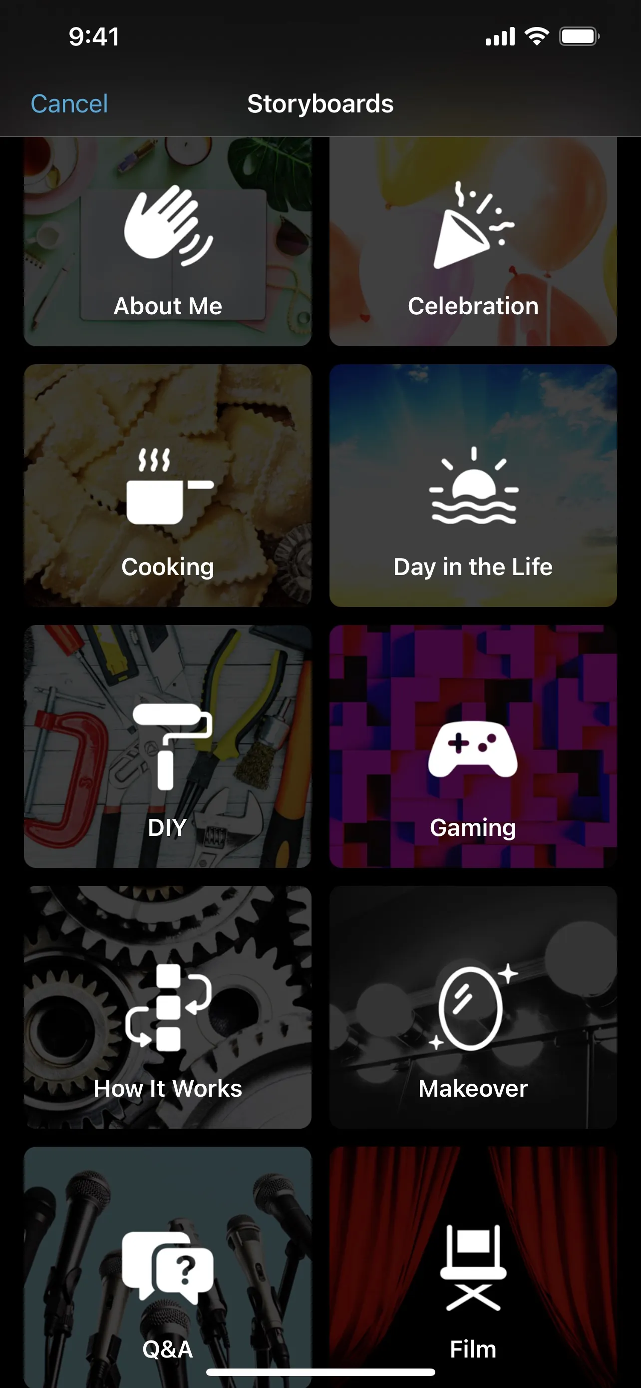 iMovie iphone screenshot 2