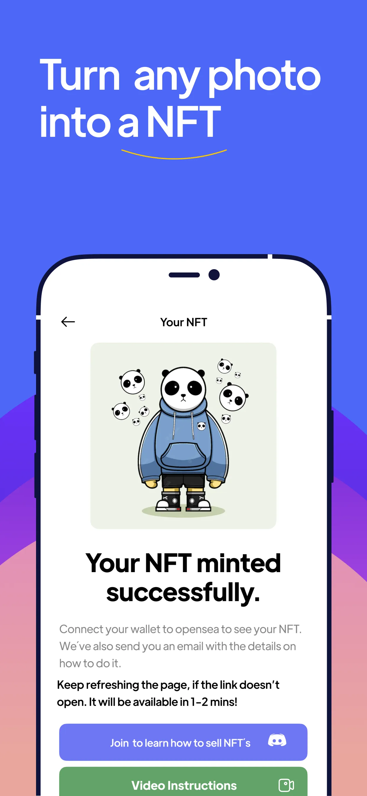 NFT Creator - Art Maker & Mint iphone screenshot 2