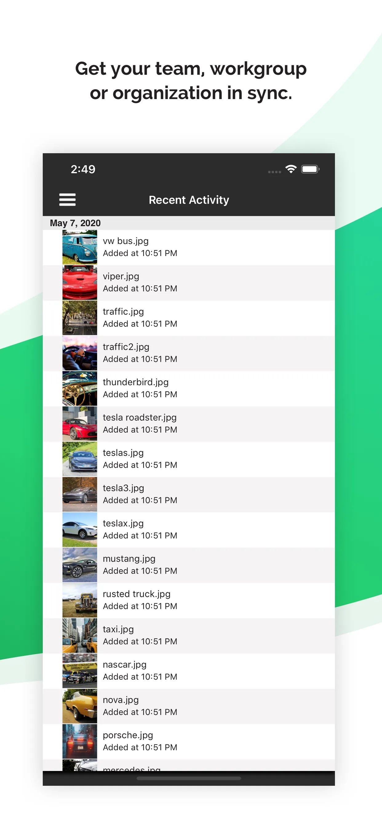 SugarSync iphone screenshot 2