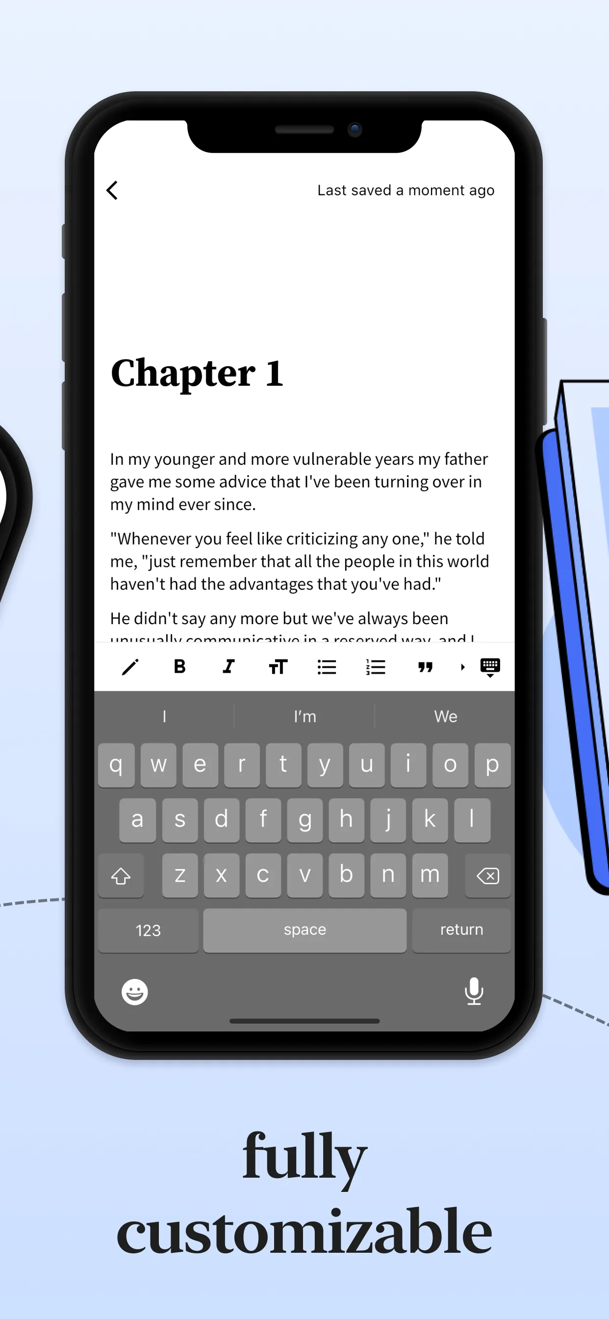 Writing Space: Books & Scripts iphone screenshot 3