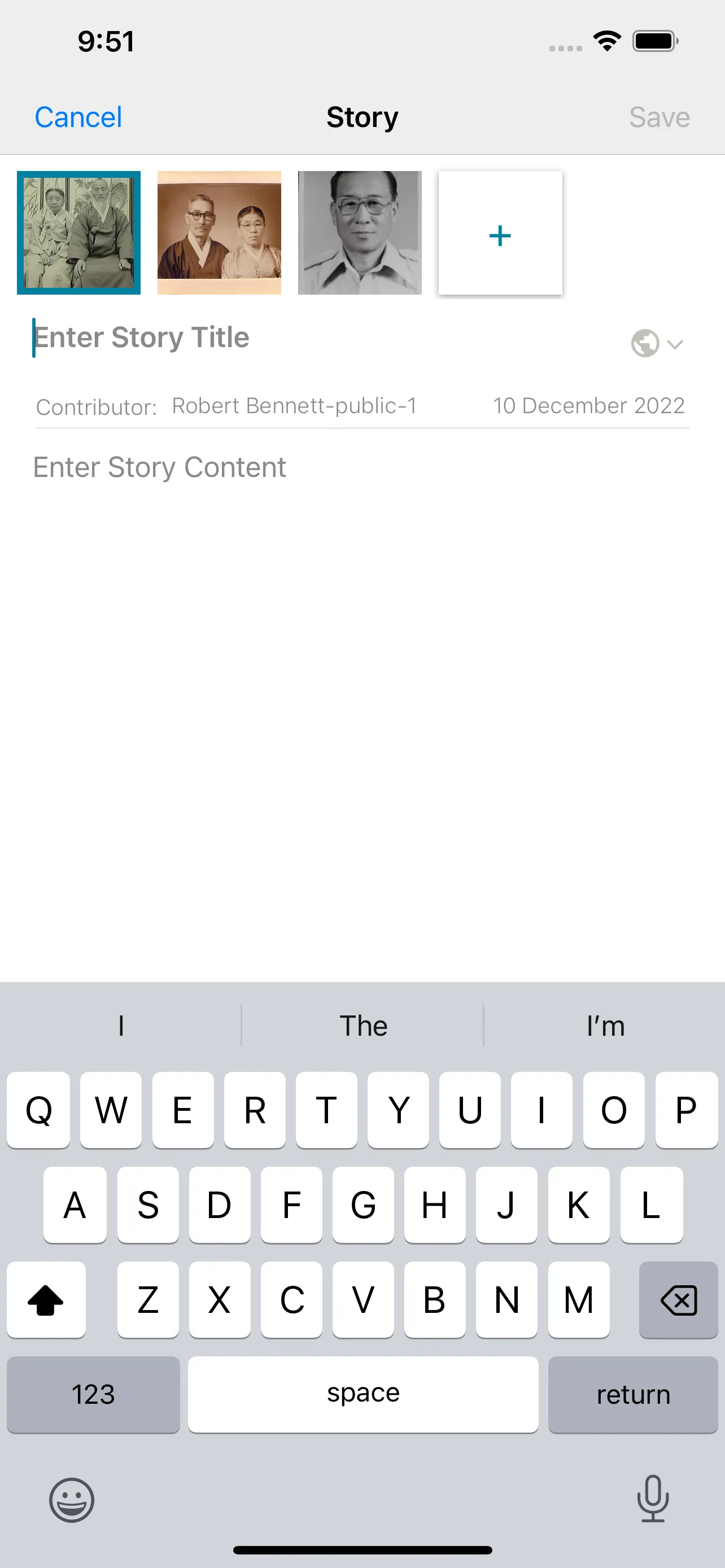 FamilySearch Memories iphone screenshot 3