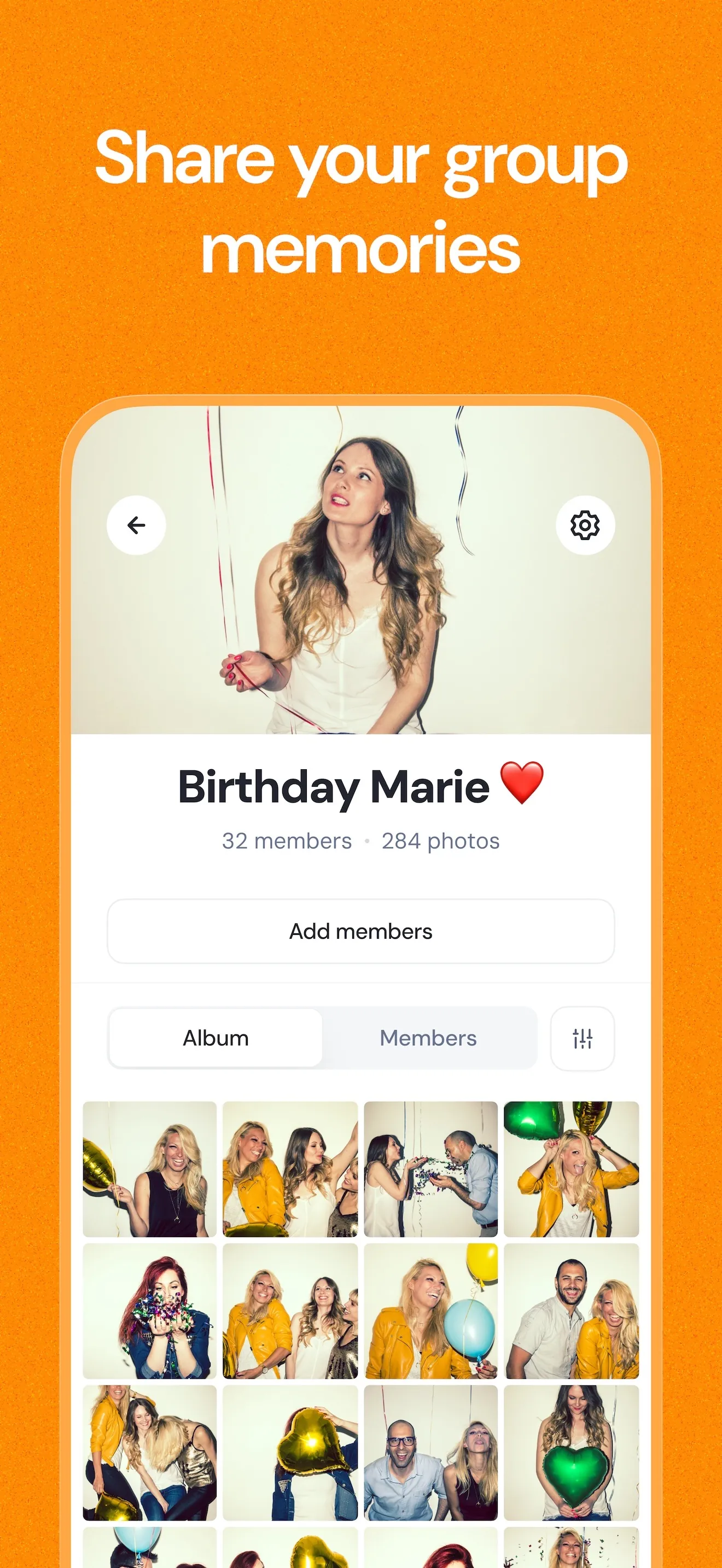 Airbum - Share photos & videos iphone screenshot 1