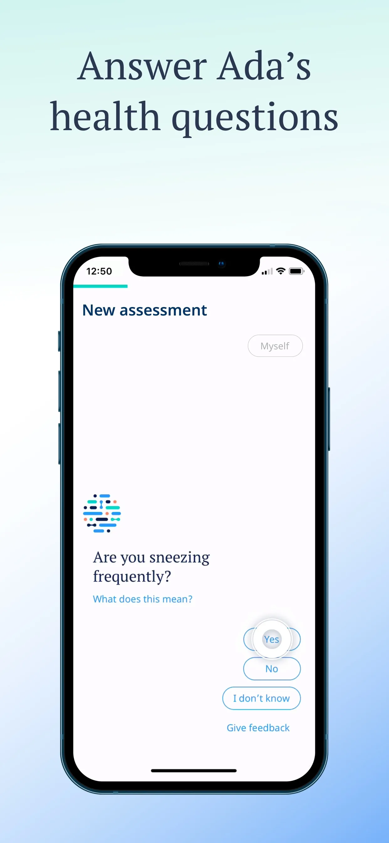 Ada – check your health iphone screenshot 3