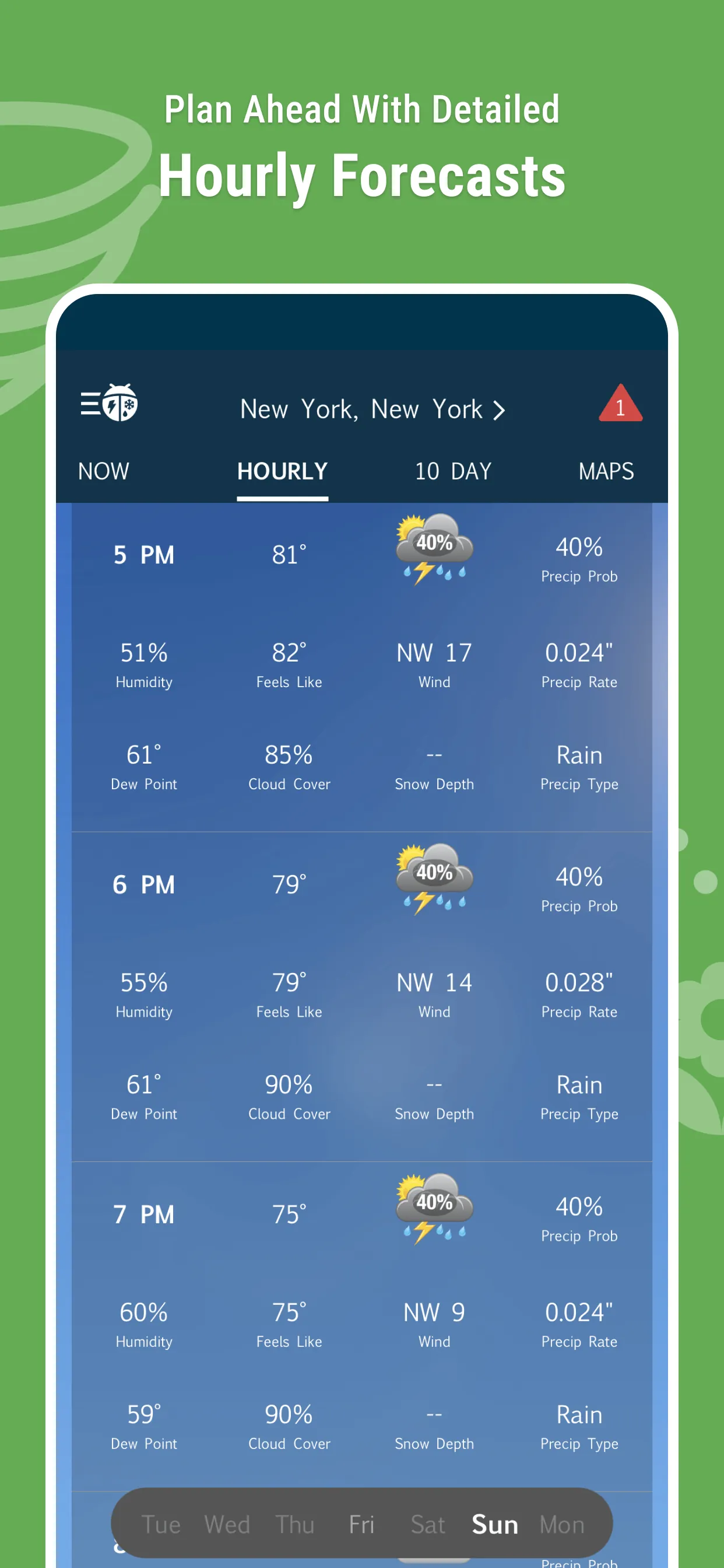 WeatherBug – Weather Forecast iphone screenshot 2