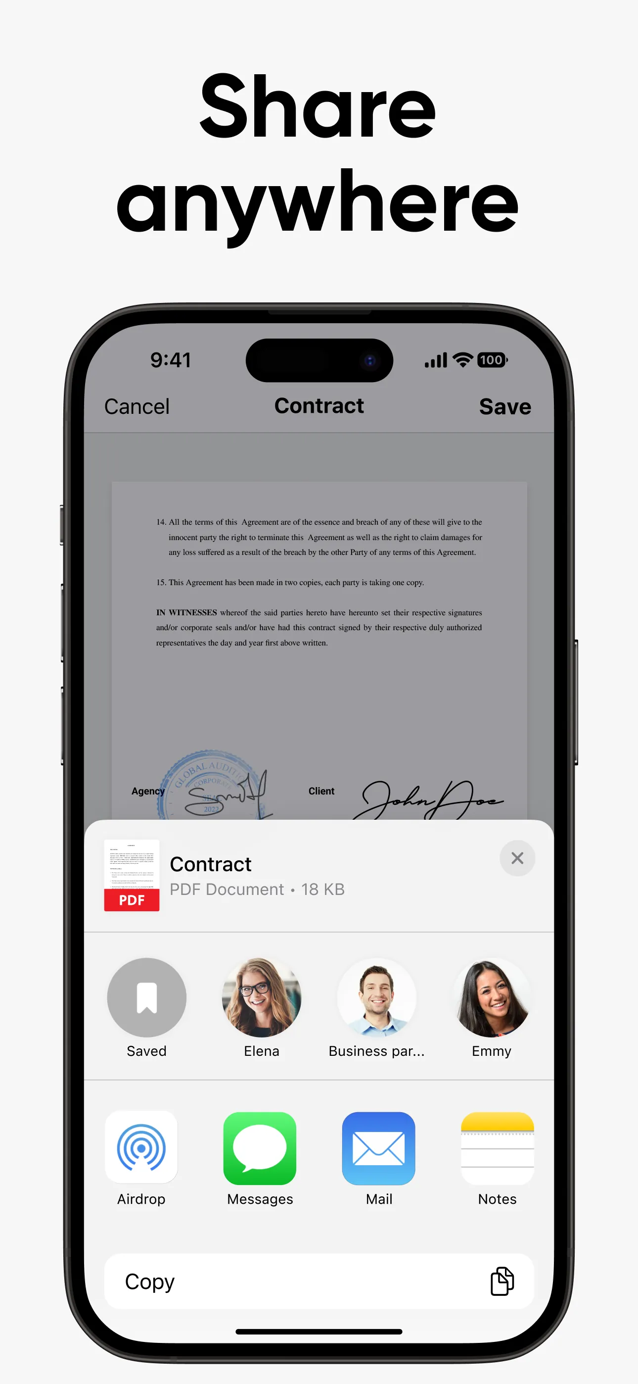 eSign App: Sign PDF Documents iphone screenshot 8