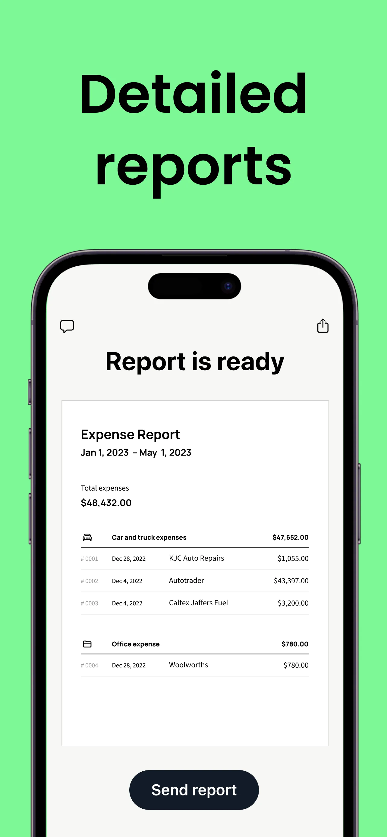 Tofu Expense: Receipt Tracker iphone screenshot 6