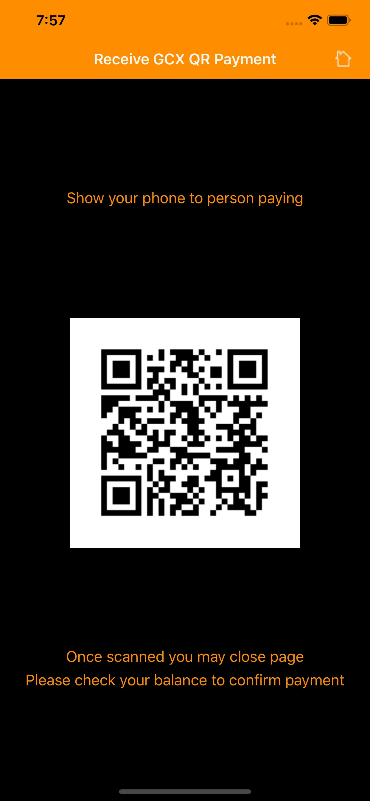 GCX Mobile Wallet iphone screenshot 7