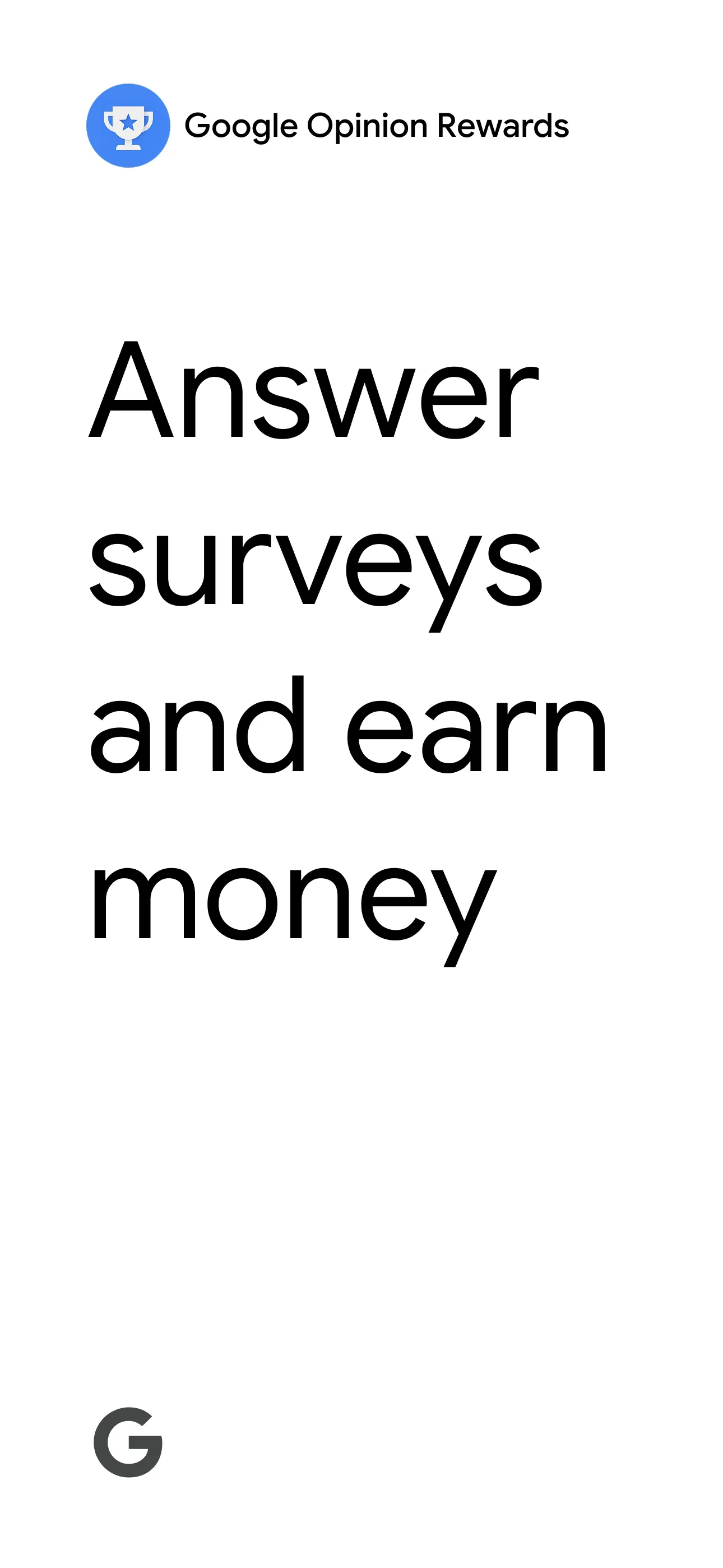 Google Opinion Rewards iphone screenshot 1