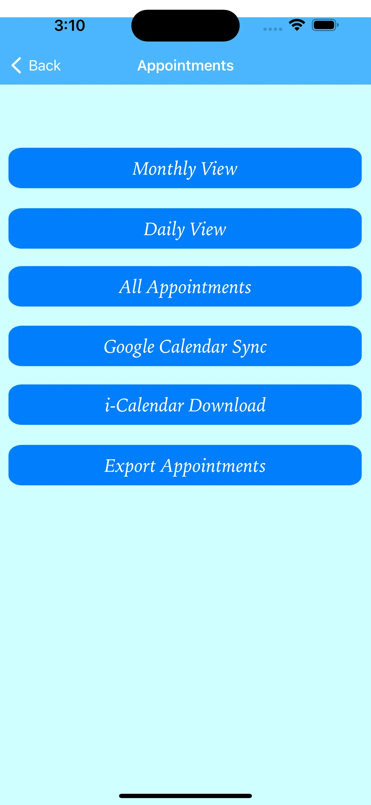 Appointment Scheduler iphone screenshot 2