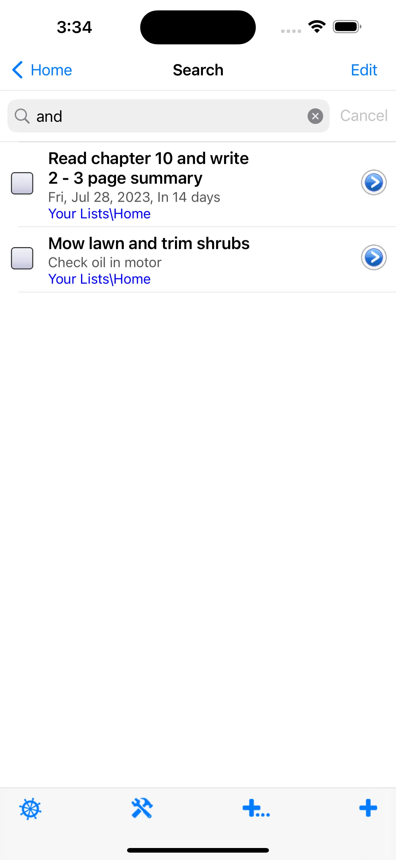 List! iphone screenshot 4