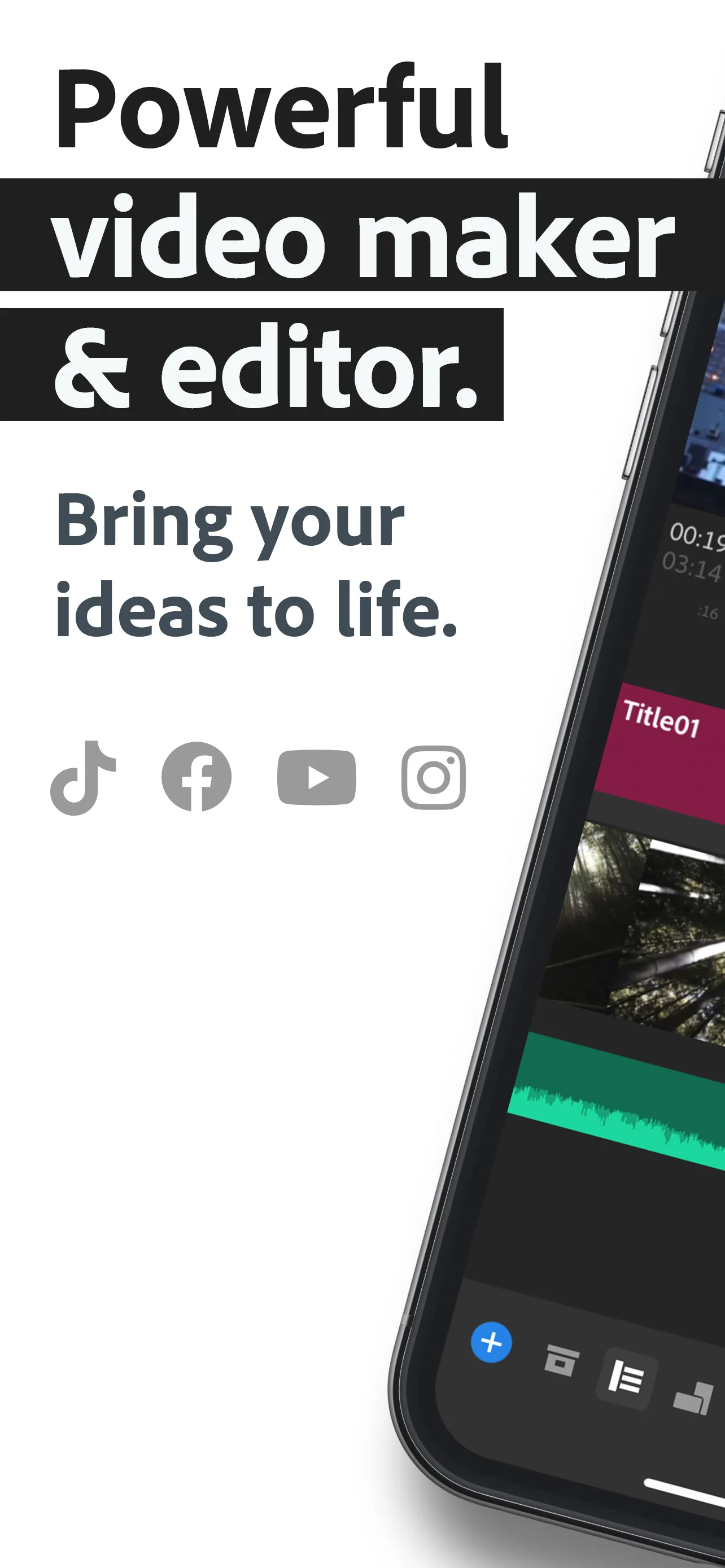 Adobe Premiere Rush：Edit Video iphone screenshot 1