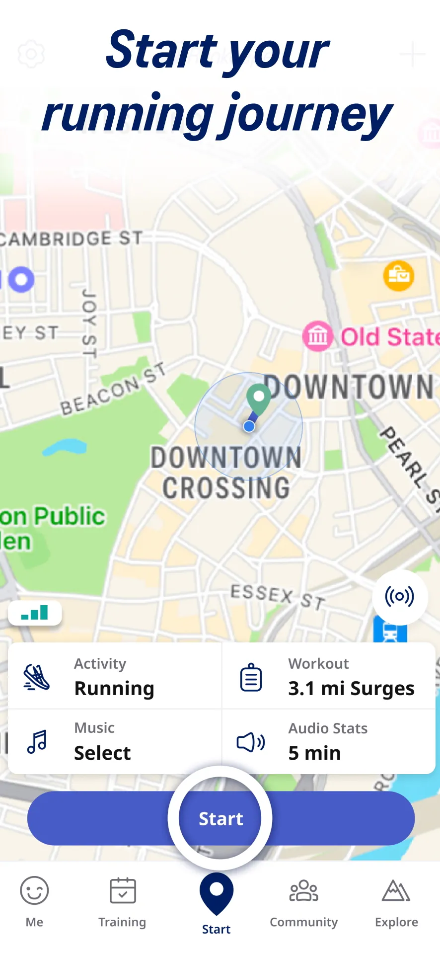 ASICS Runkeeper—Run Tracker iphone screenshot 1
