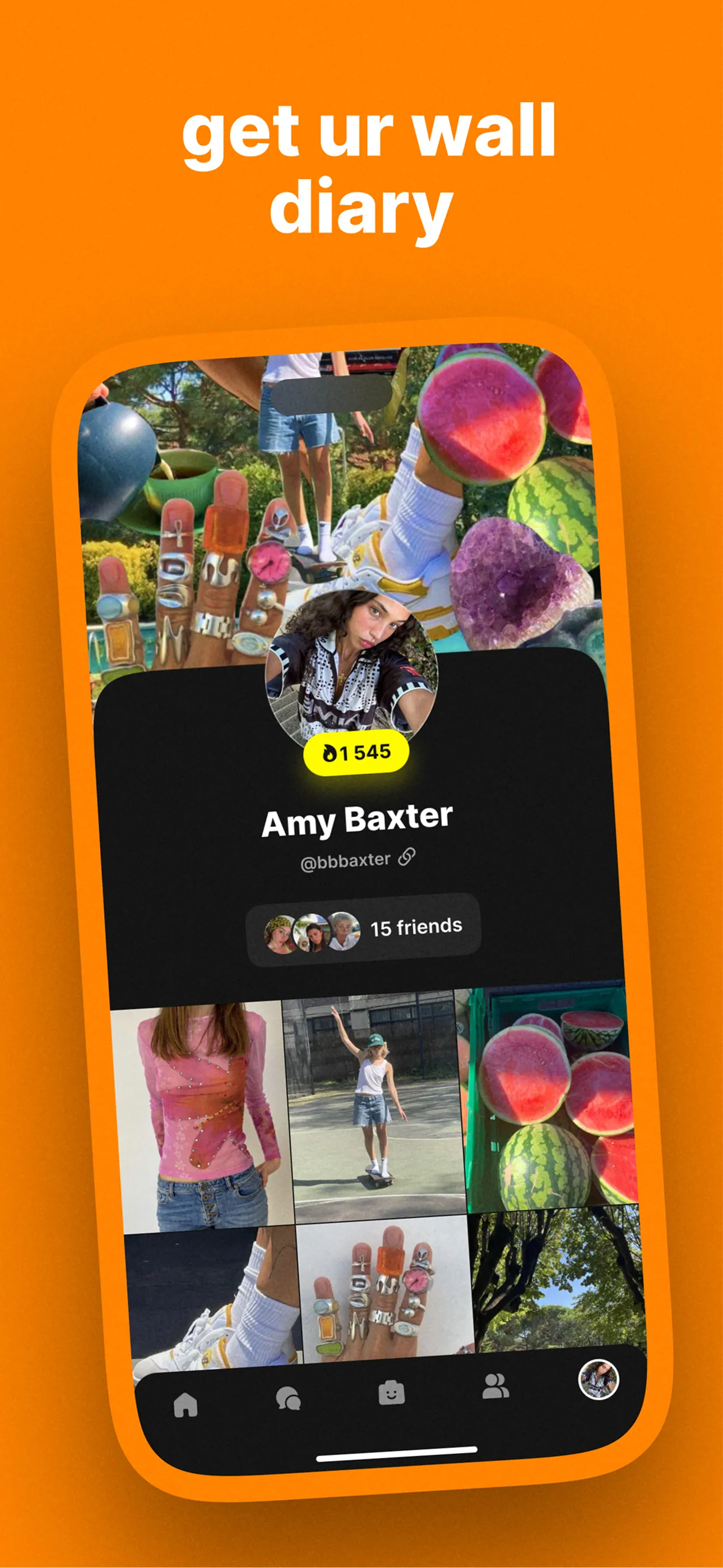 yope: photo wall with friends iphone screenshot 5