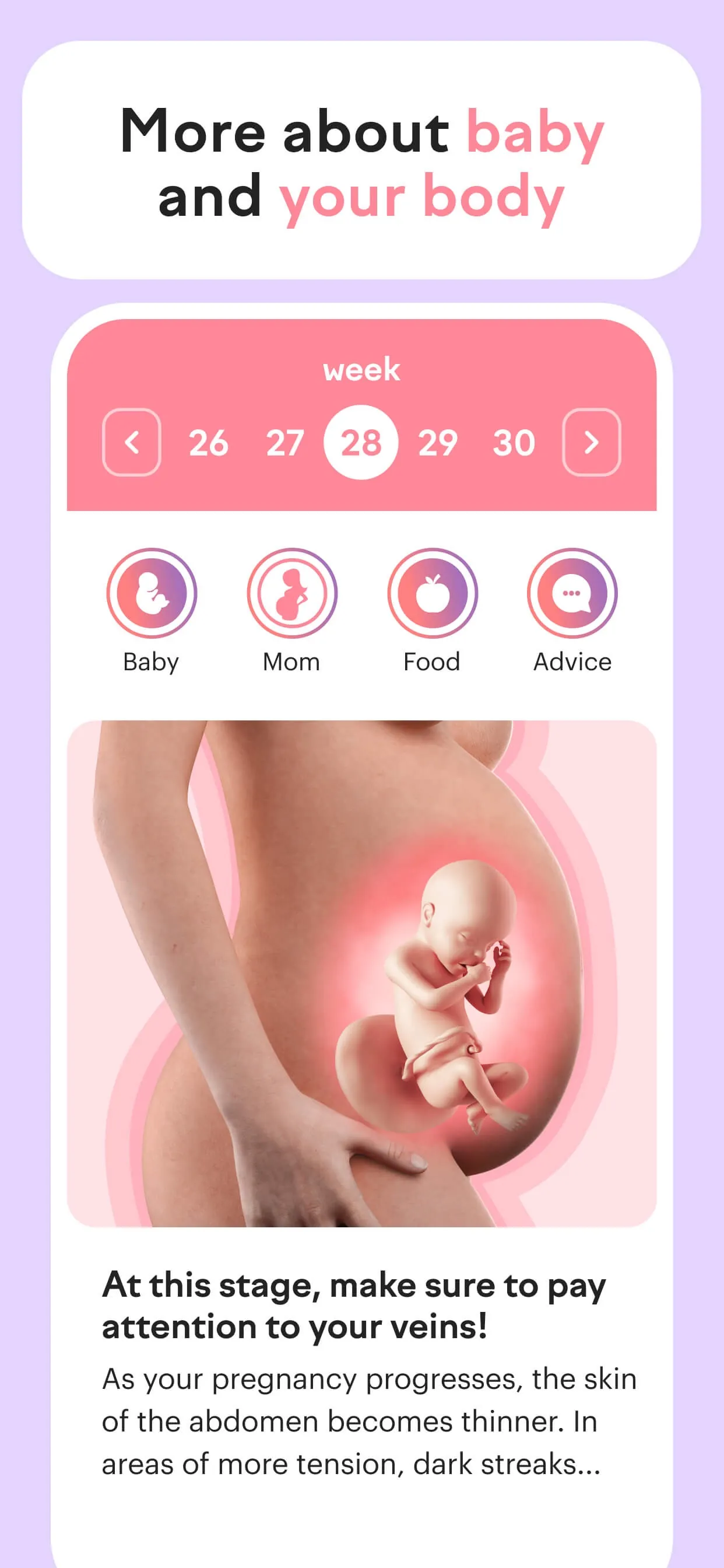 amma: Pregnancy & Baby Tracker iphone screenshot 6