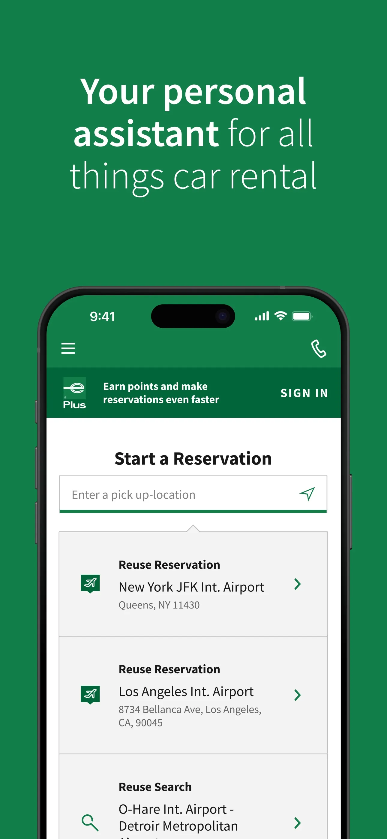 Enterprise Rent-A-Car iphone screenshot 4