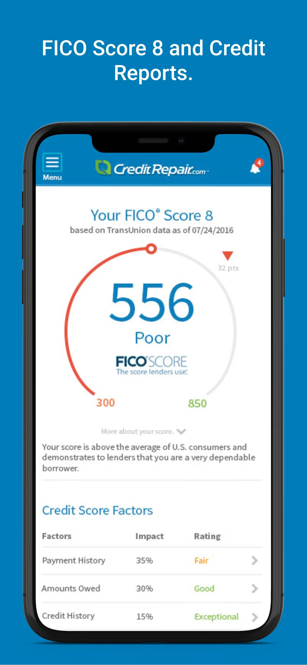 CreditRepair iphone screenshot 1