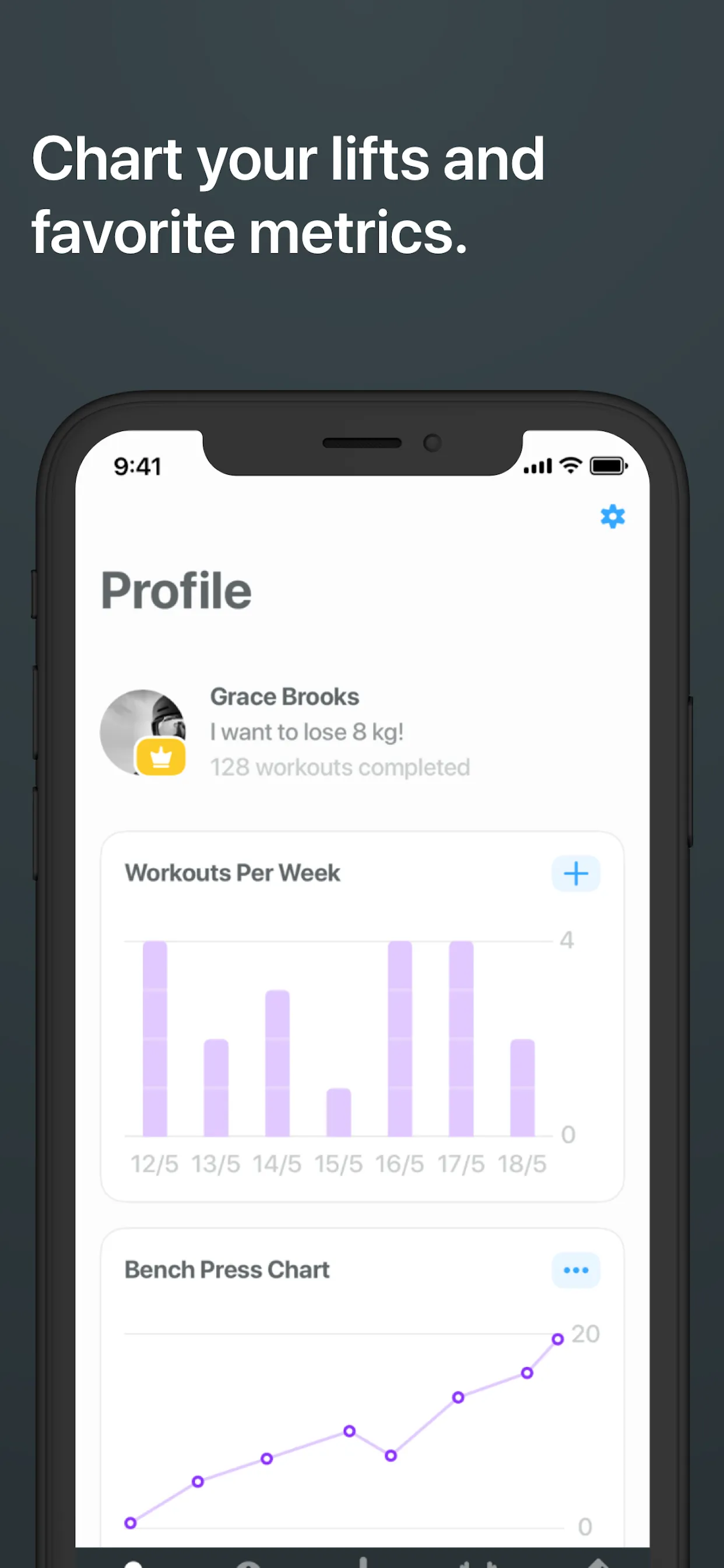 Strong Workout Tracker Gym Log iphone screenshot 6