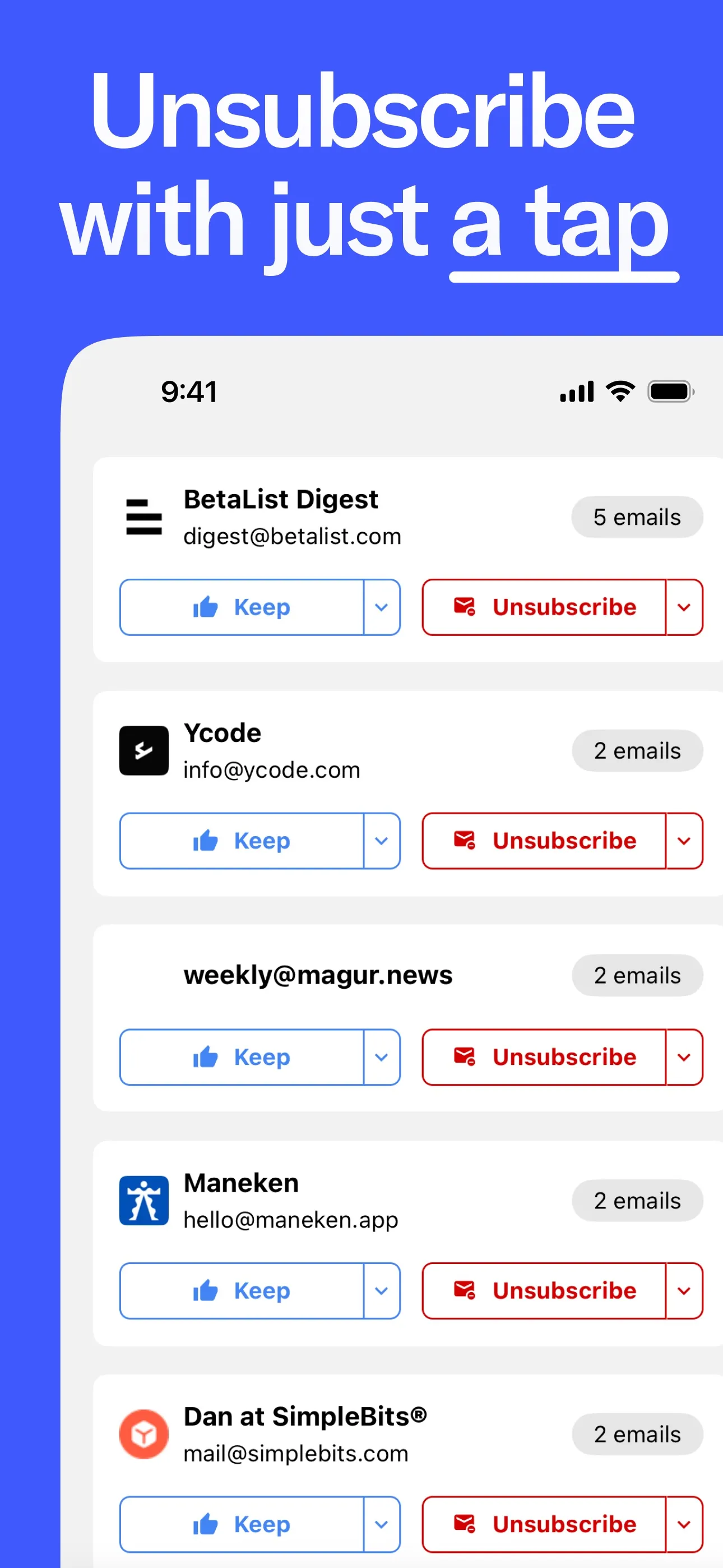 Trimbox: Email Cleaner iphone screenshot 3