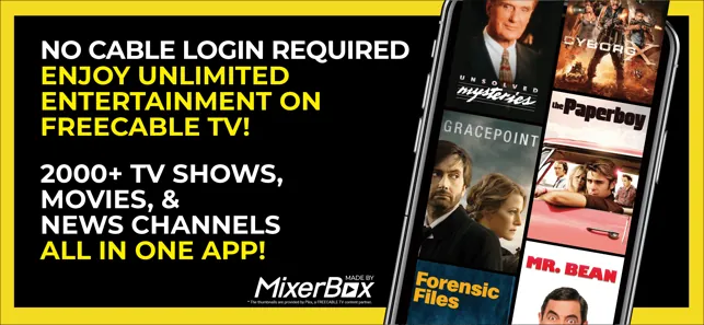 FREECABLE TV: News & TV Shows iphone screenshot 1