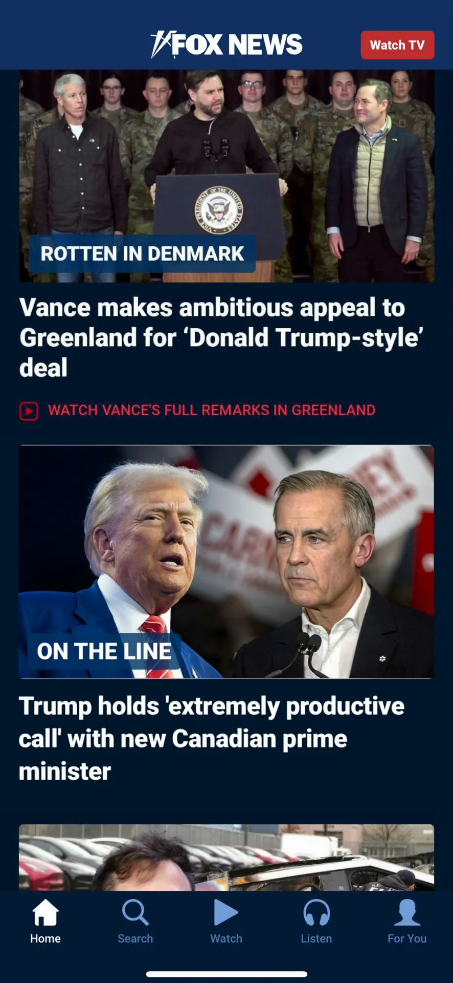 Fox News: US & World Headlines iphone screenshot 1