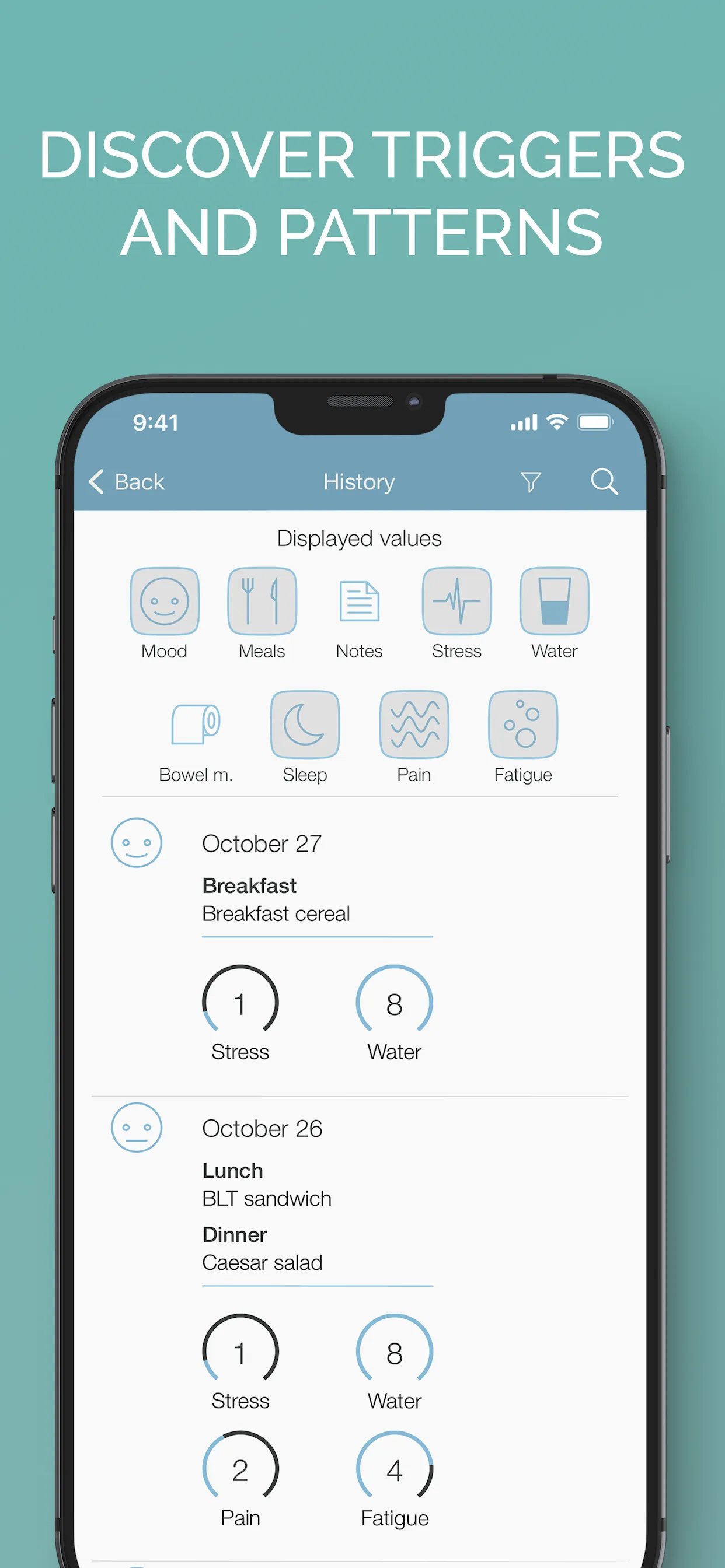Bowelle - The IBS tracker iphone screenshot 2