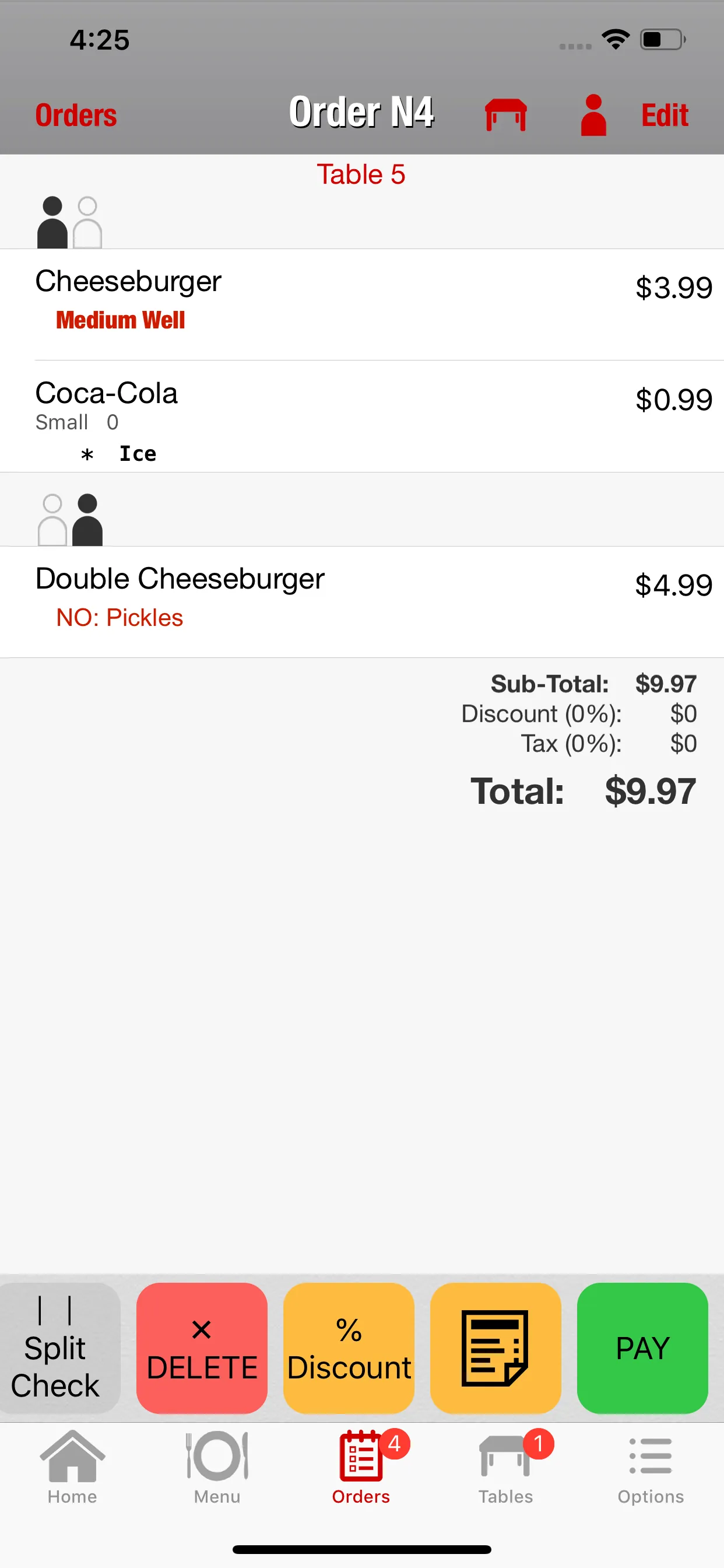 Waiter POS Restaurant System iphone screenshot 6