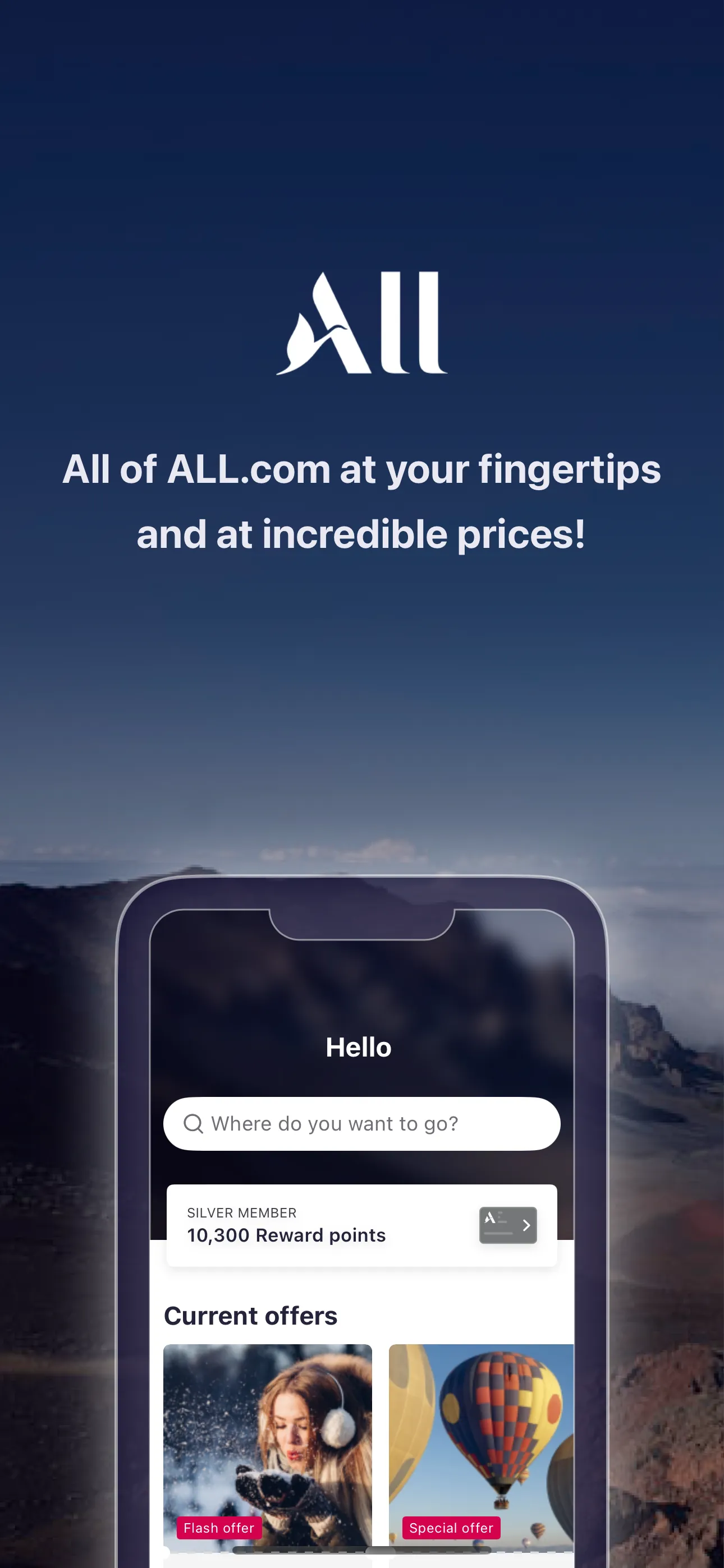 ALL.com - Hotel booking iphone screenshot 2