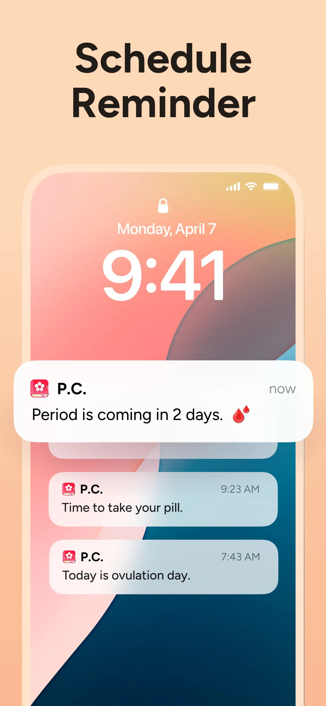 Period Tracker Period Calendar iphone screenshot 9
