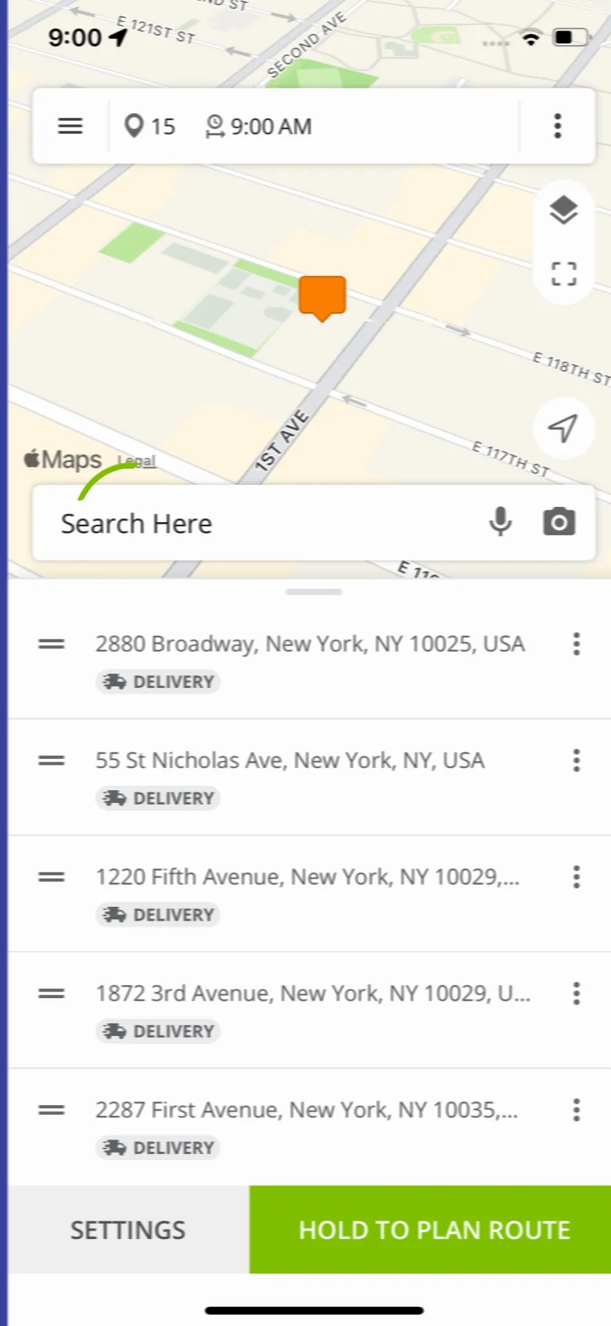 Route4Me Route Planner iphone screenshot 1
