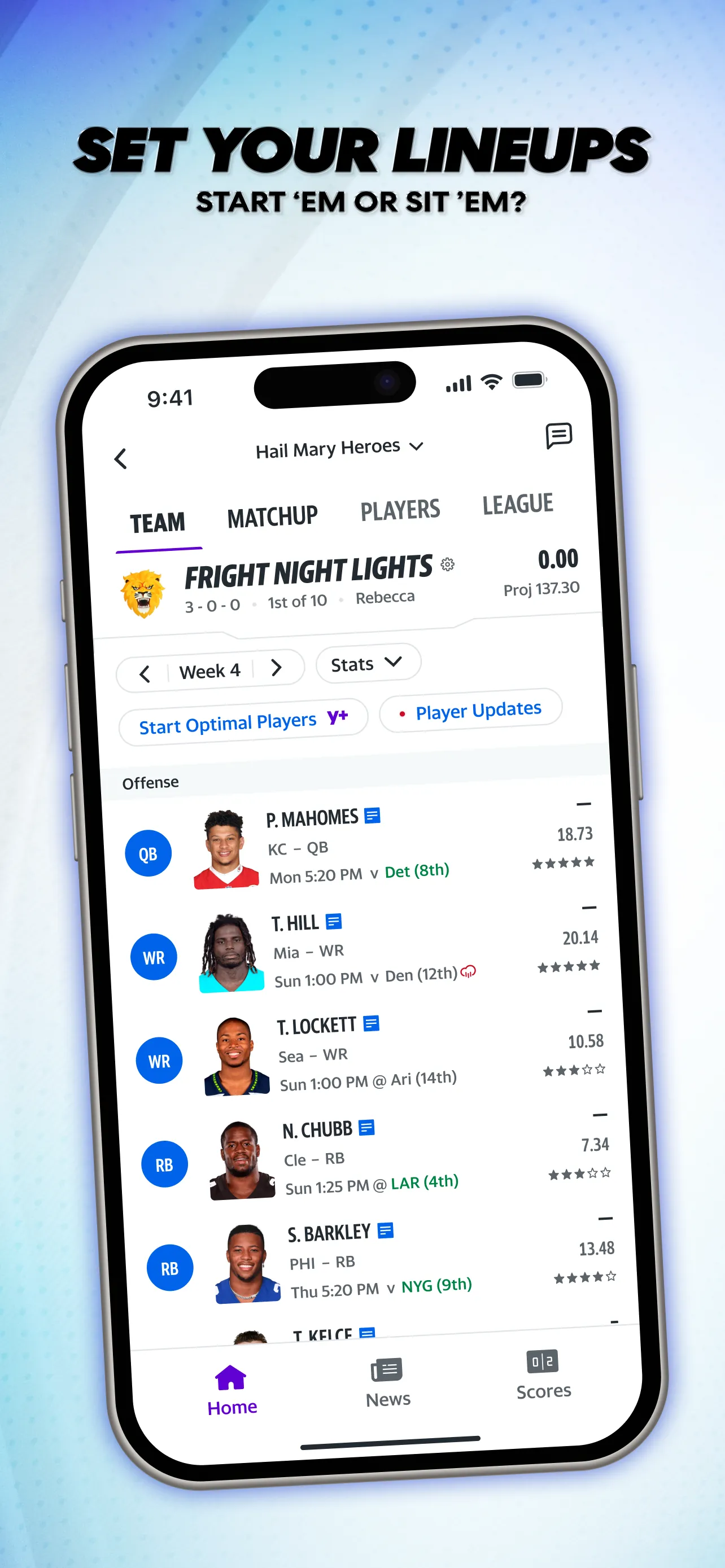 Yahoo Fantasy Football, Sports iphone screenshot 6
