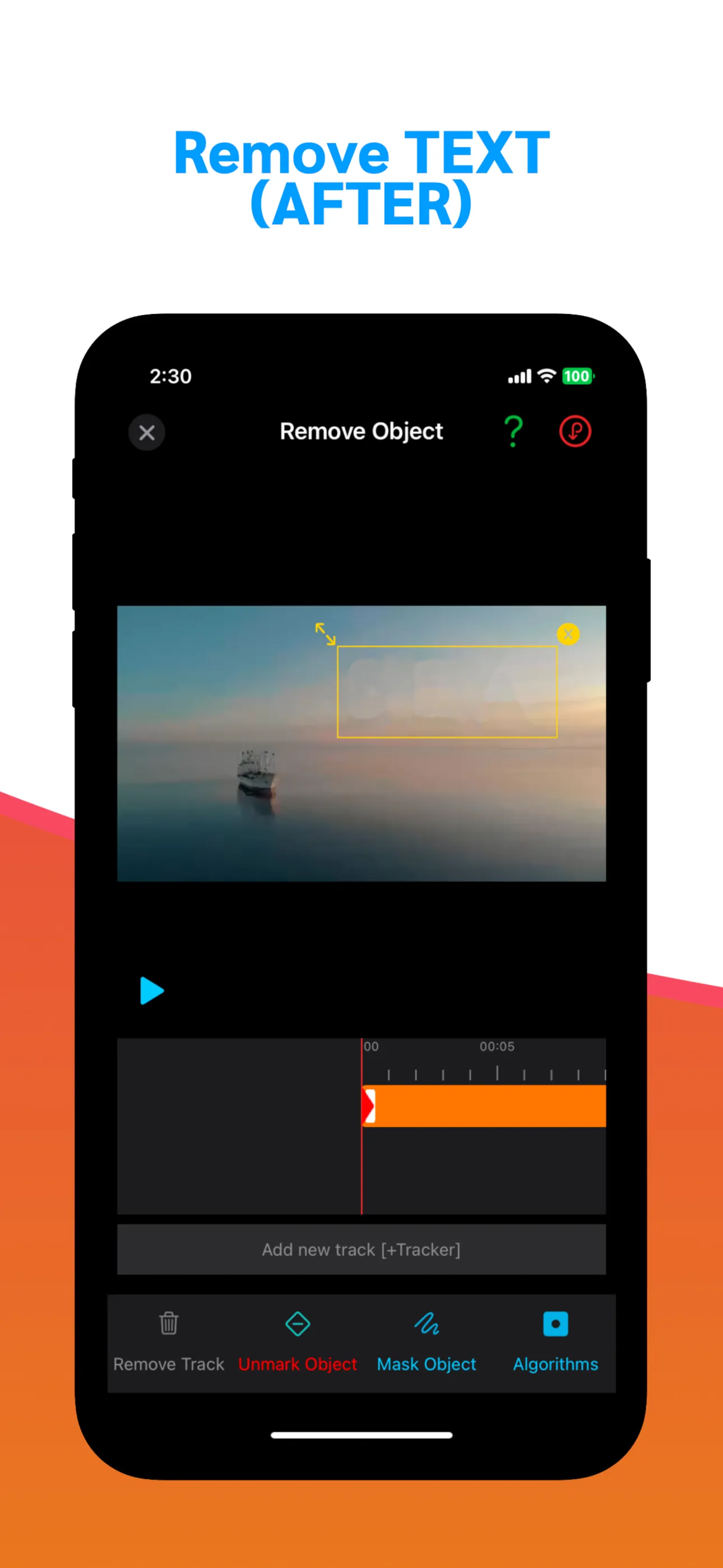 remove watermark video retouch iphone screenshot 3