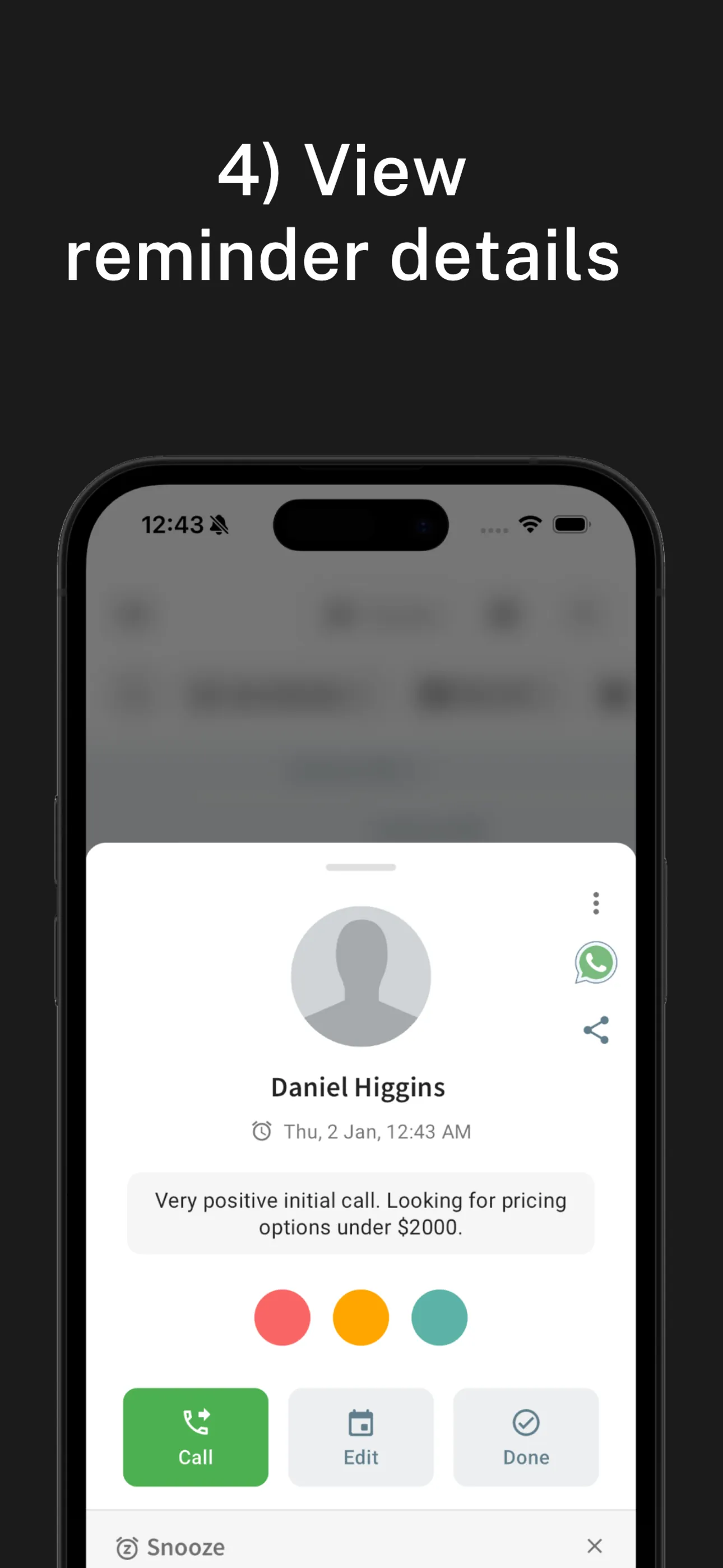 LeedsApp: Customer Follow Up iphone screenshot 6
