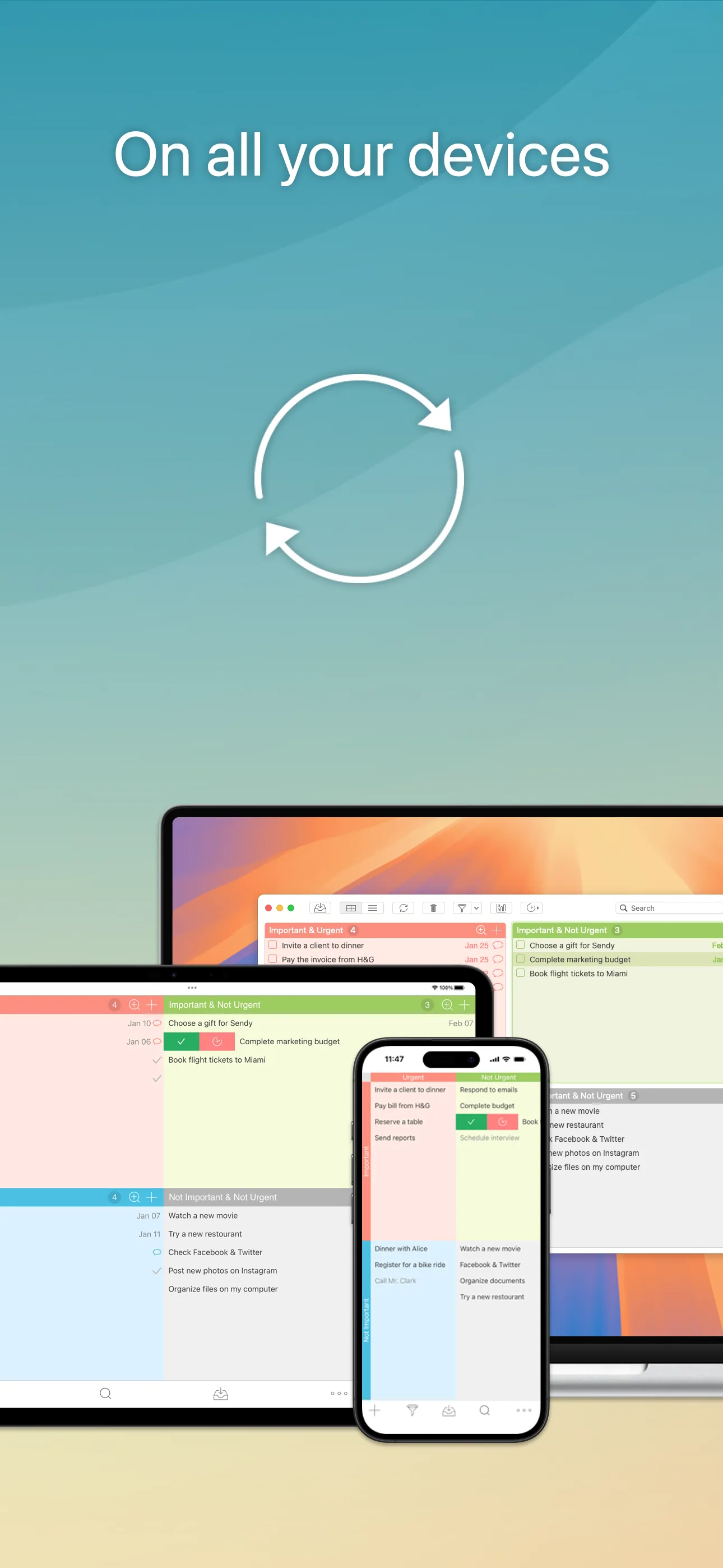 Focus Matrix – Task Manager iphone screenshot 6