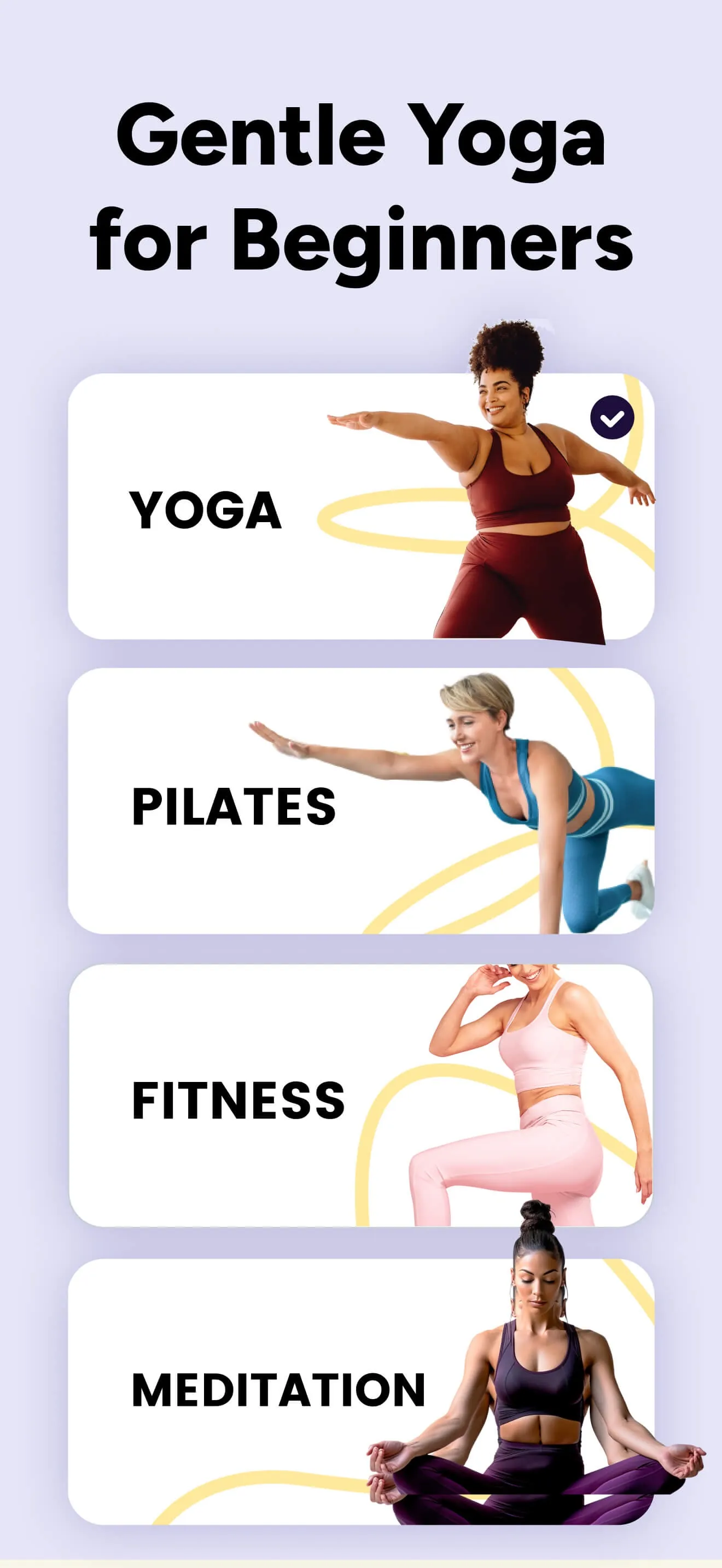 Yoga for Beginners, Pilates+ iphone screenshot 3