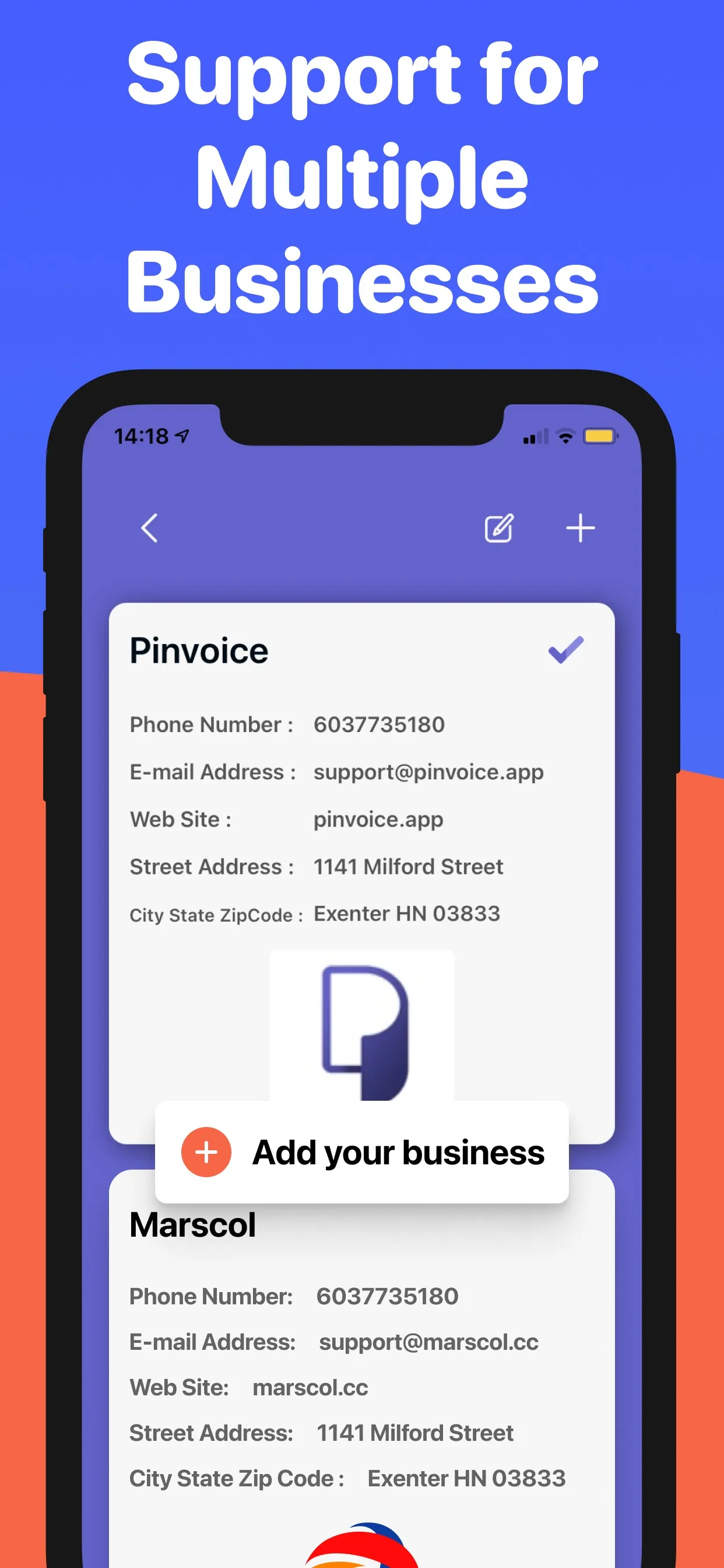 Invoice Maker Manager On Fly iphone screenshot 4