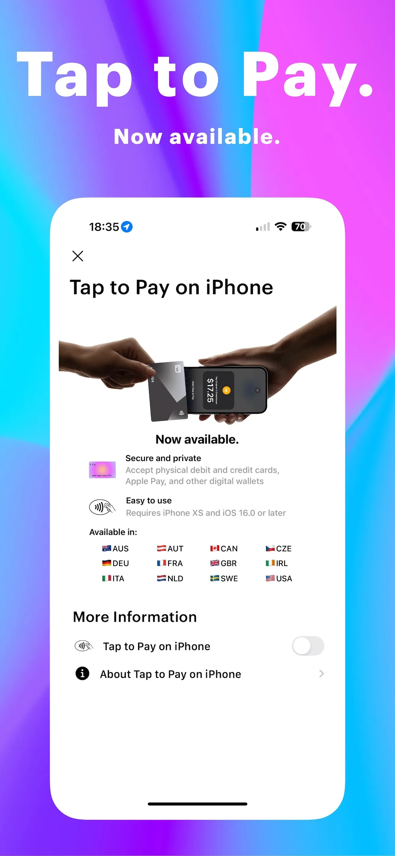 Pay for Stripe iphone screenshot 7