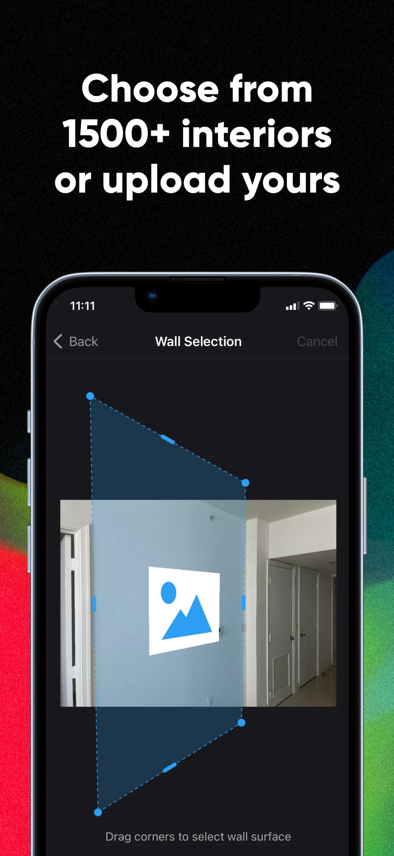 Smartist: Art Preview on Wall iphone screenshot 2
