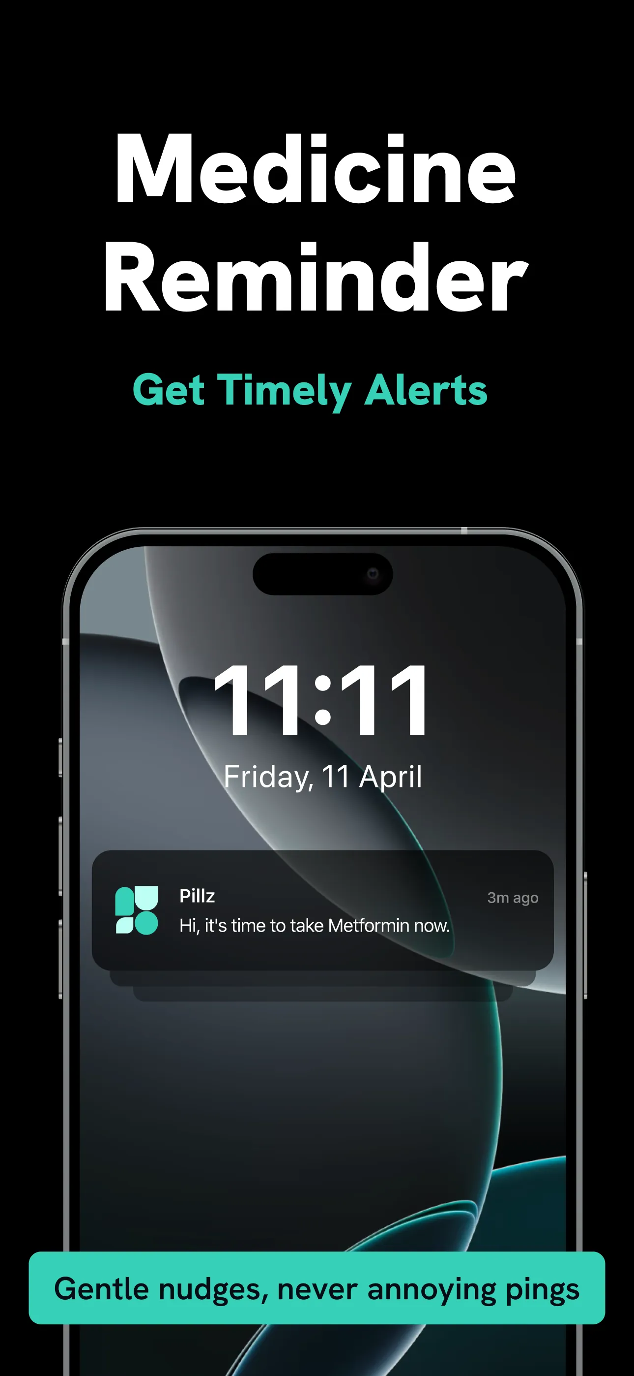 Medicine Reminder - PillZ iphone screenshot 3