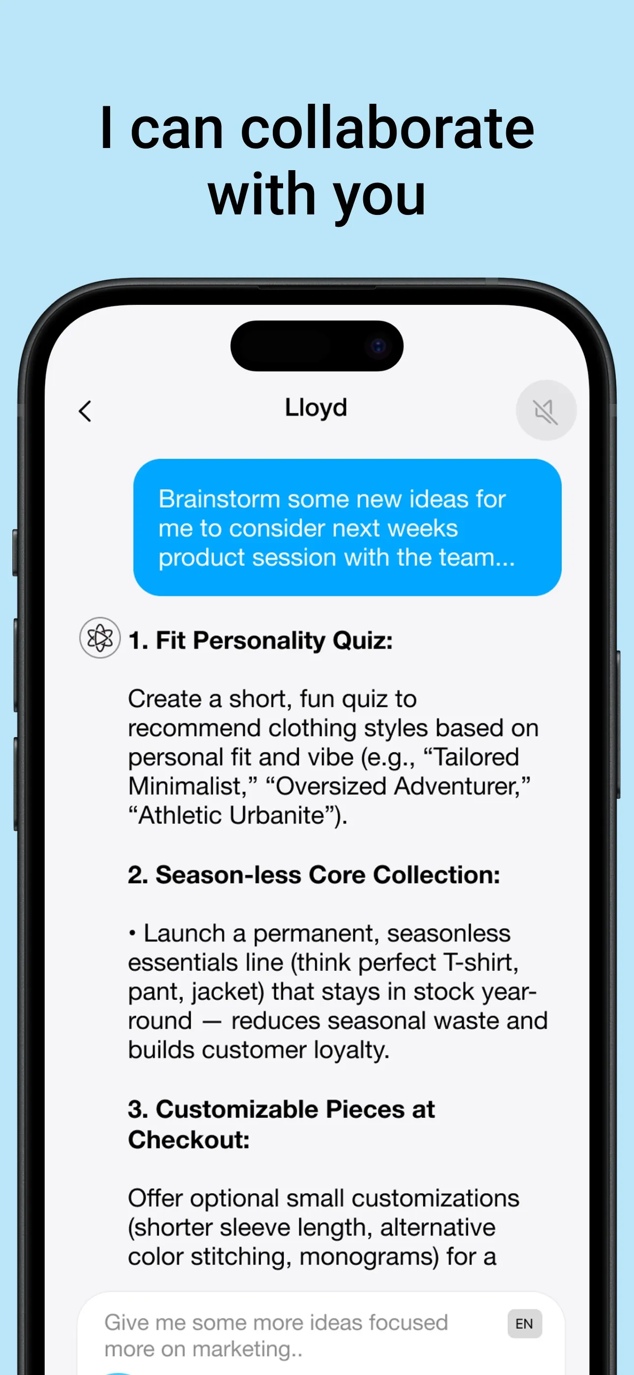 Lloyd - Your AI Superpower iphone screenshot 8